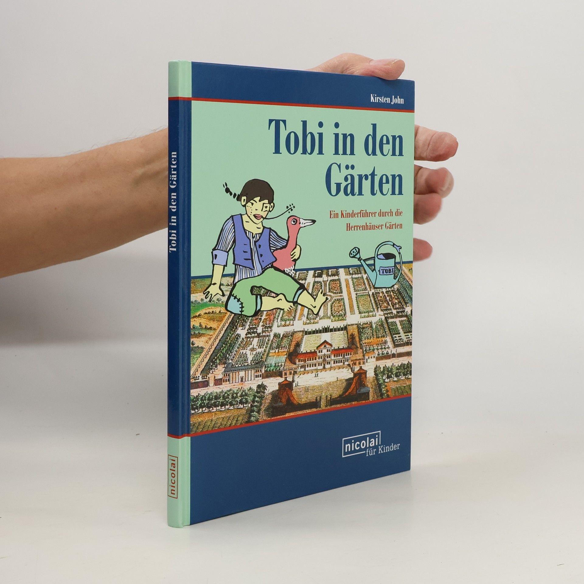 Kirsten John Toby in den Gärten