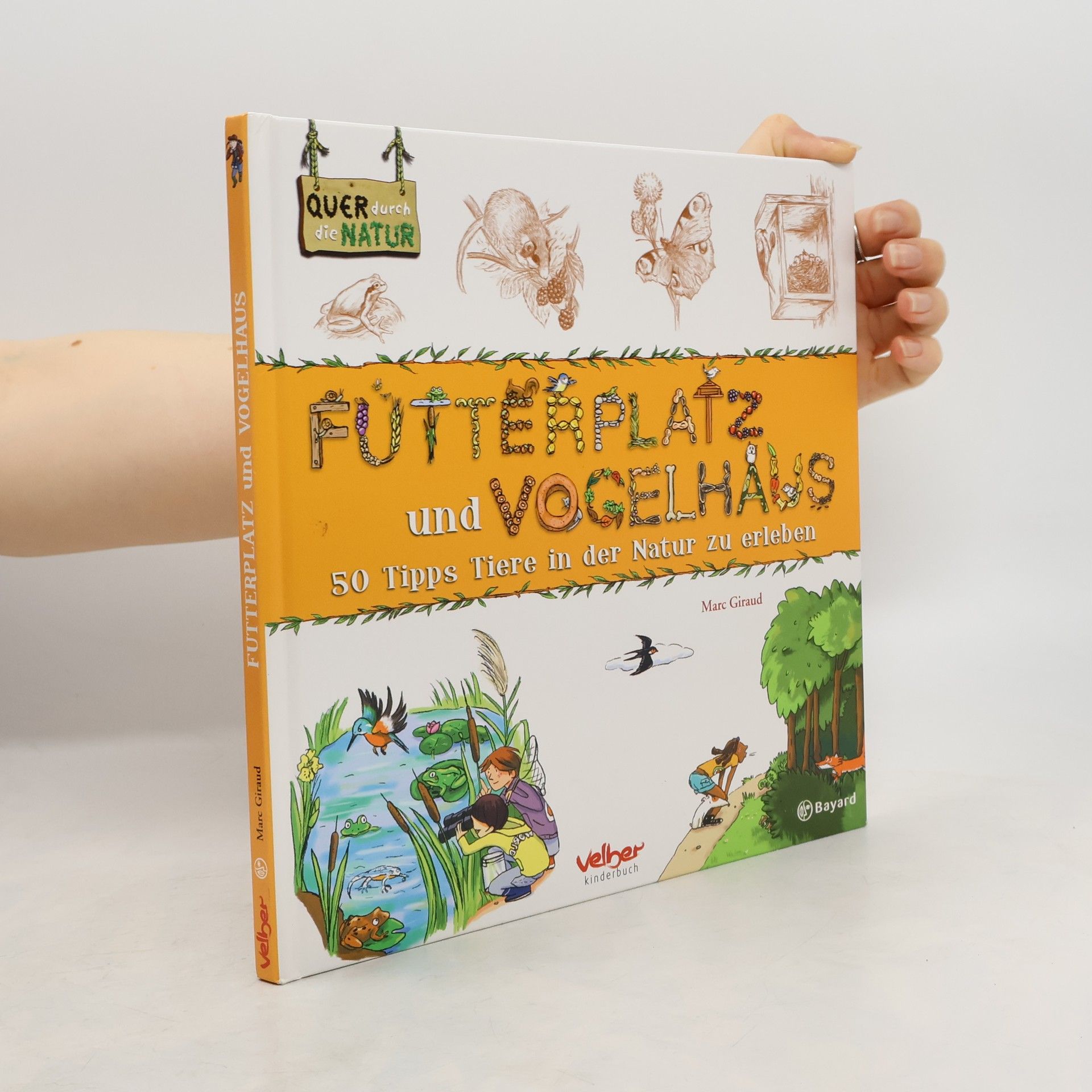 Futterplatz und Vogelhaus. Quer durch die Natur