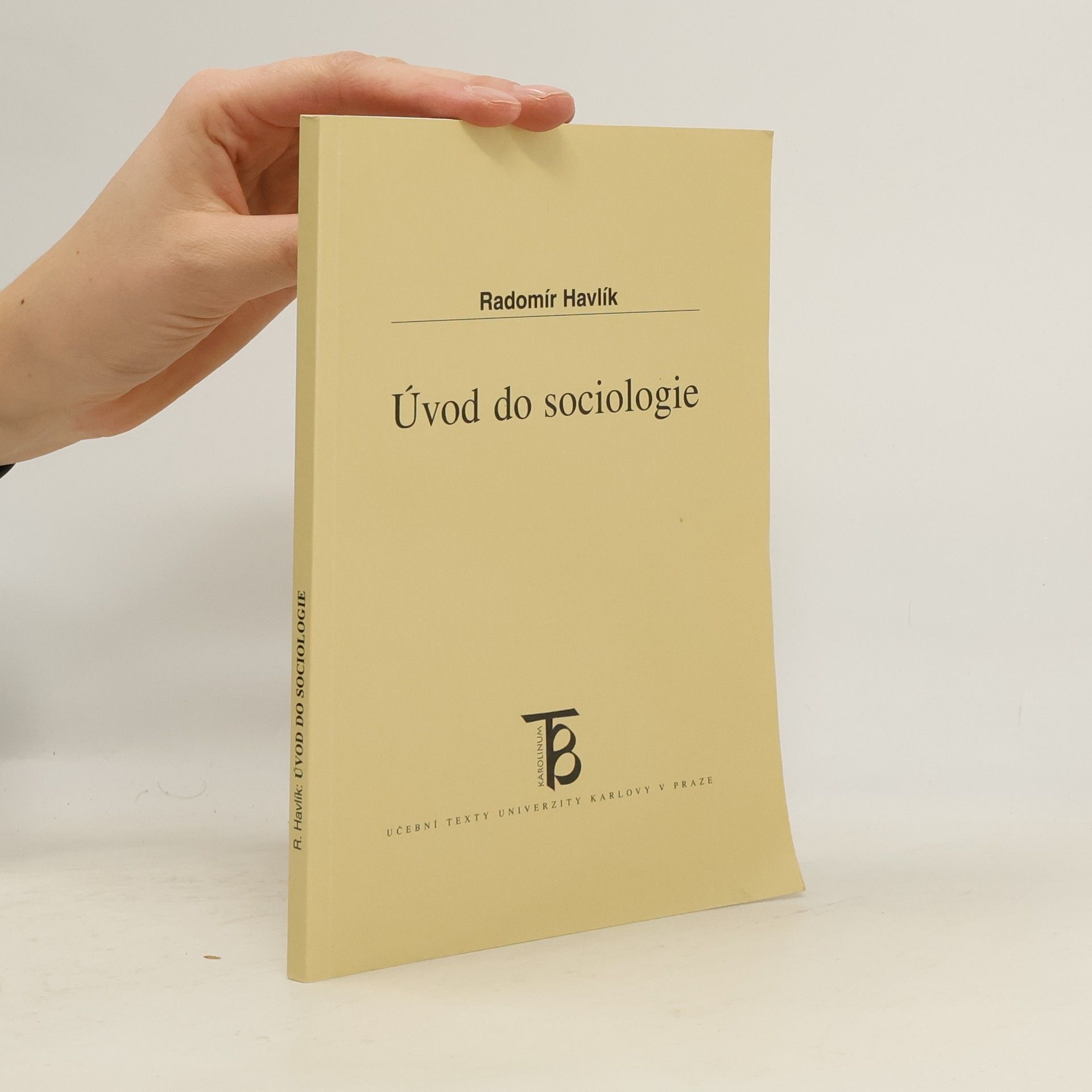 Radomír Havlík Úvod do sociologie