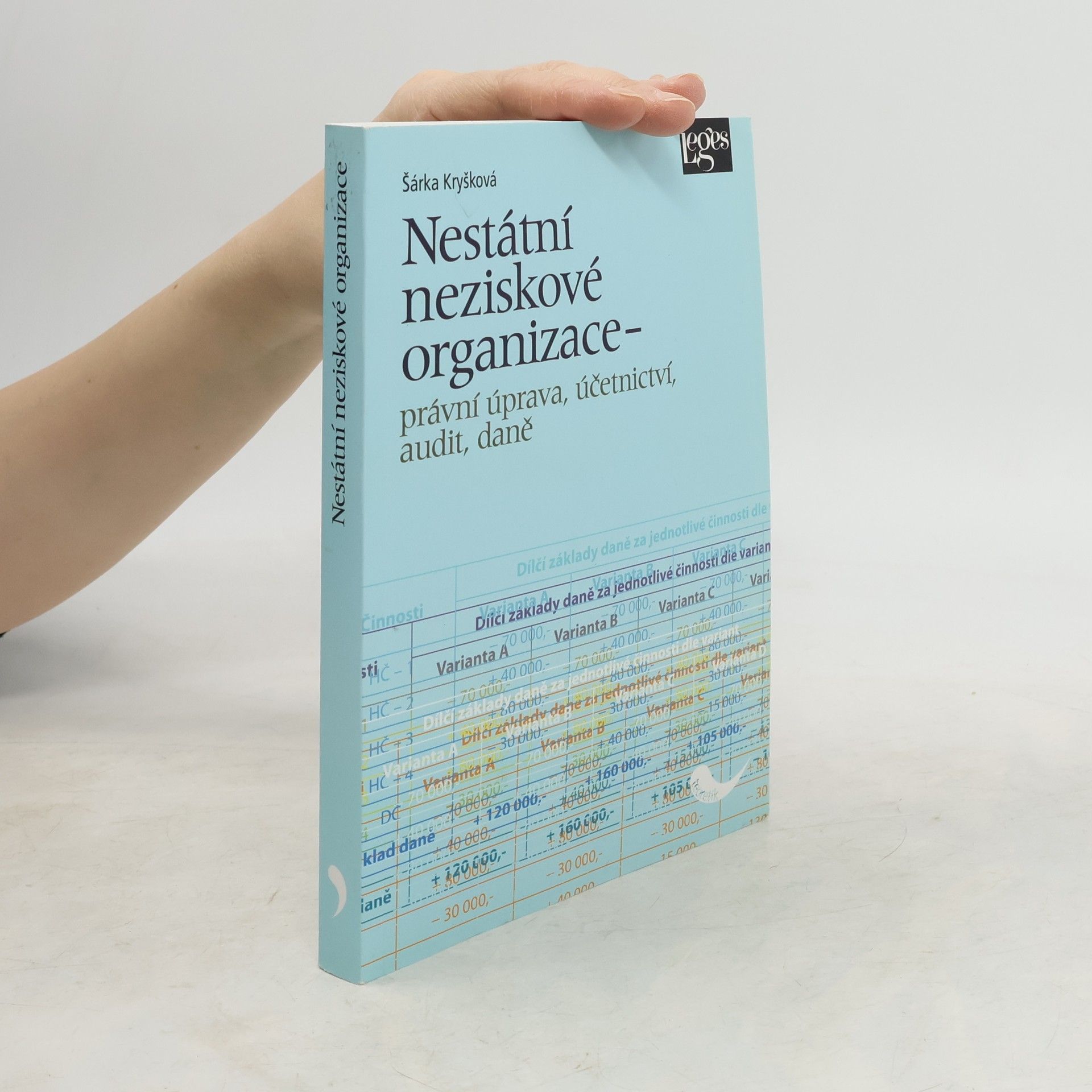 Šárka Kryšková Nestátní neziskové organizace - právní úprava, účetnictví, audit, daně