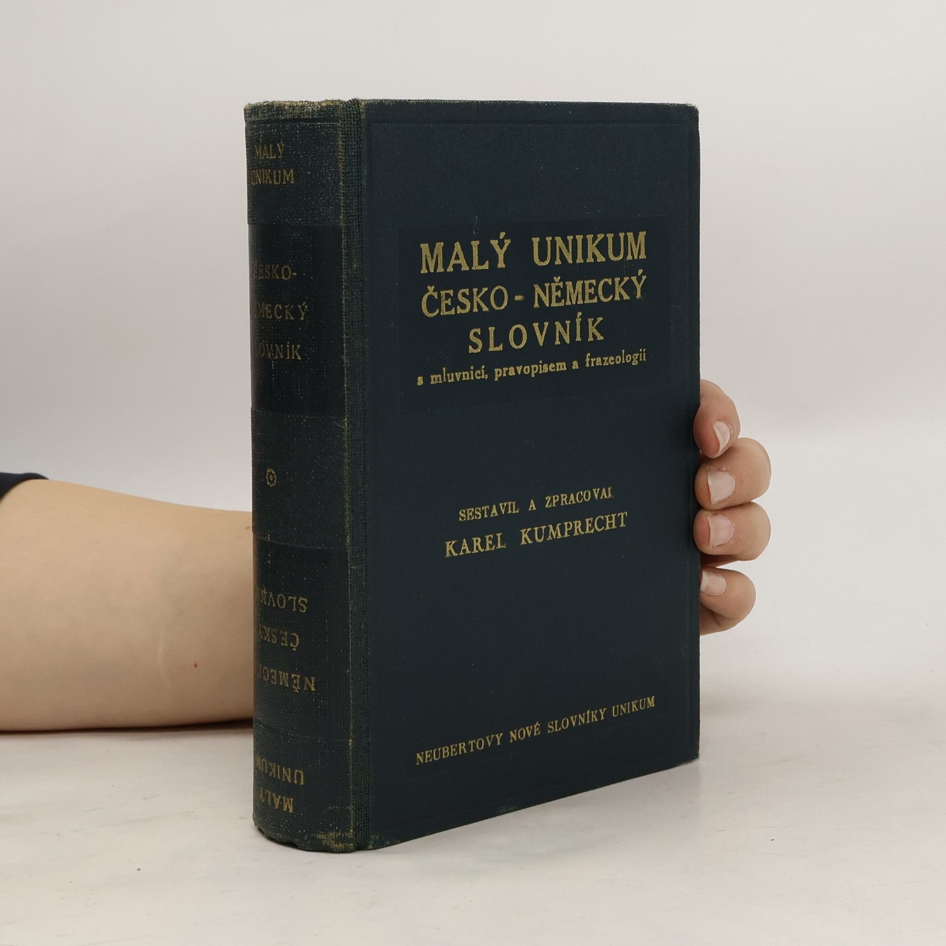 Karel Kumprecht Malý německo-český slovník unikum