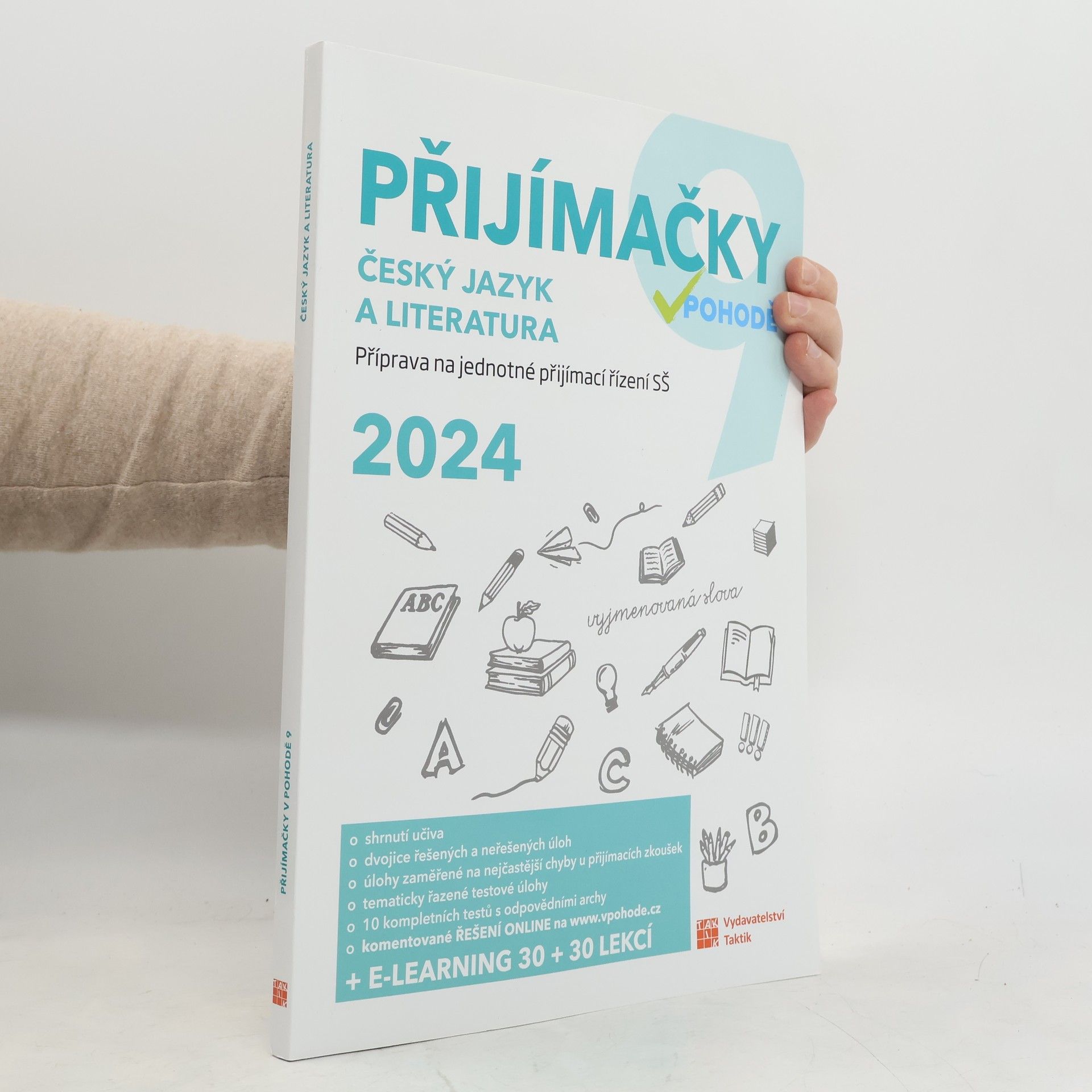 Kolektiv autorů Přijímačky v pohodě: příprava na jednotné přijímací řízení SŠ 2024. Český jazyk a literatura