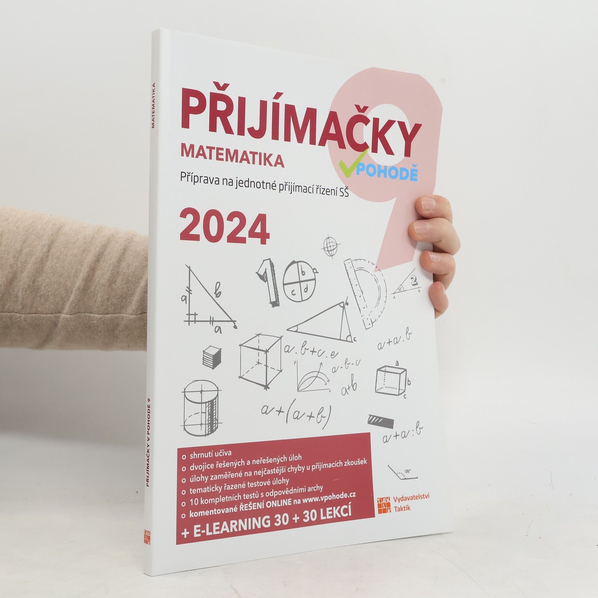 Přijímačky v pohodě : příprava na jednotné přijímací řízení SŠ 2024. Matematika