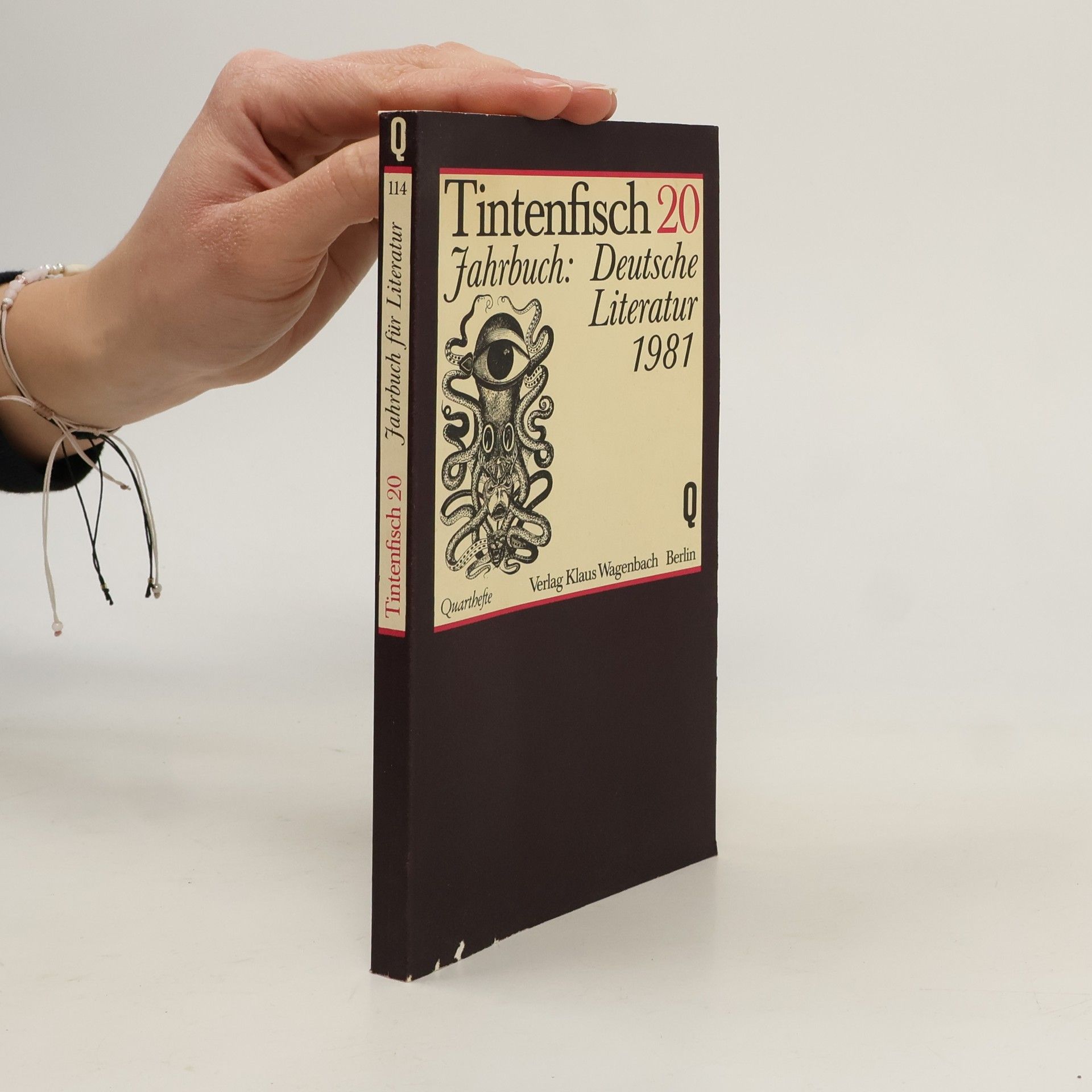 Michael Krüger Tintenfisch XX. Jahrbuch: Deutsche Literatur 1981