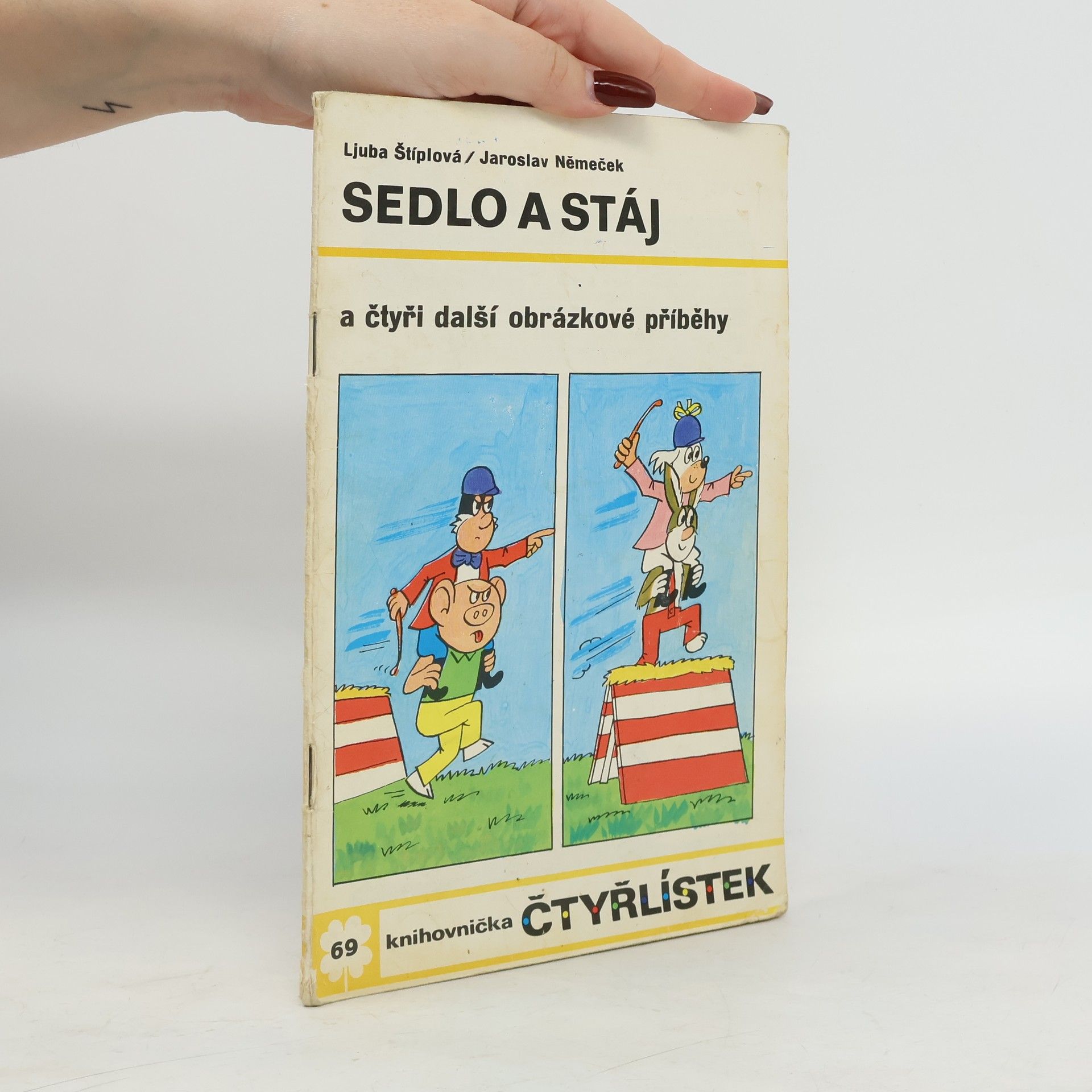 Kolektiv autorů Čtyřlístek č. 69. Sedlo a stáj a čtyři další obrázkové příběhy