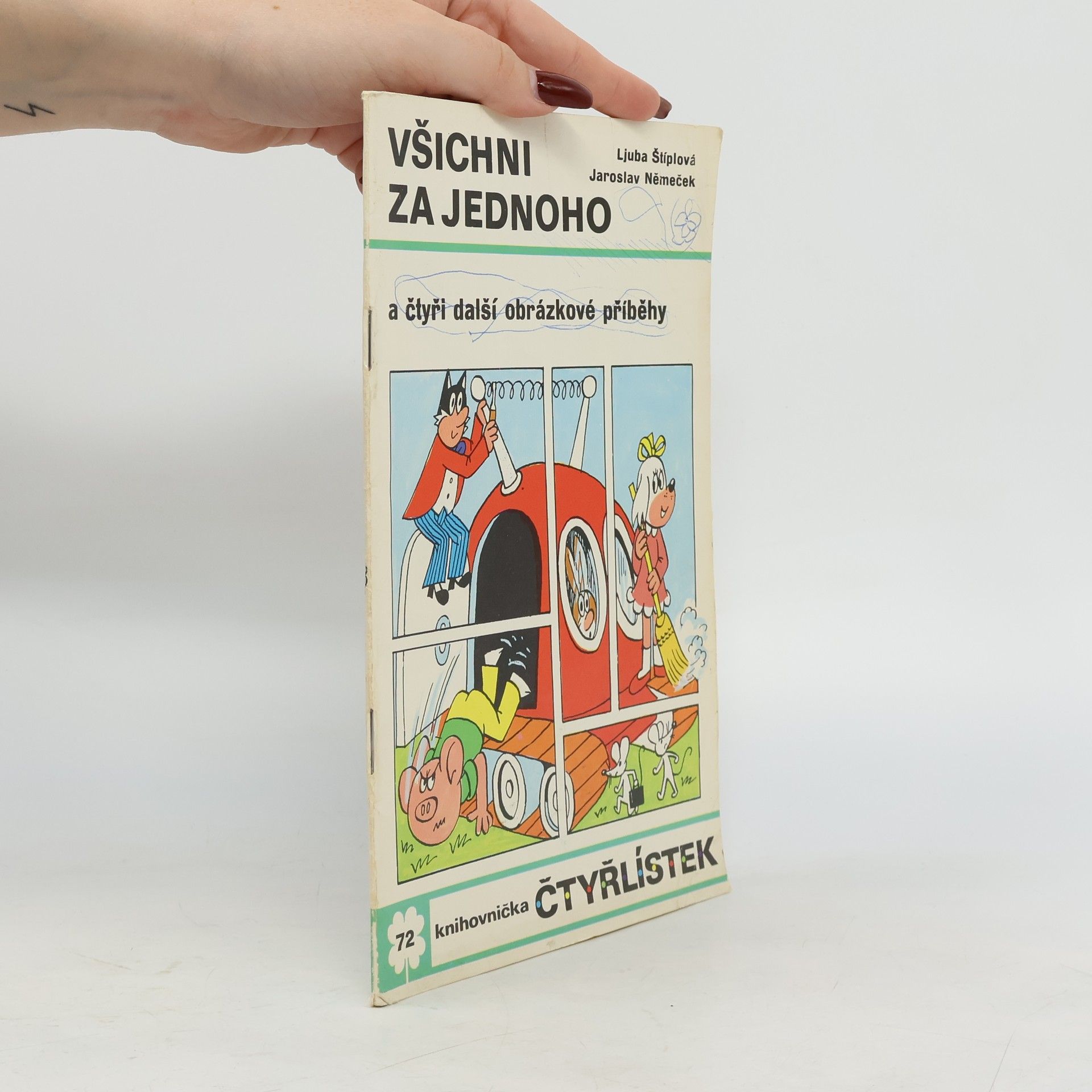 Jaroslav Němeček Čtyřlístek 72. Všichni za jednoho