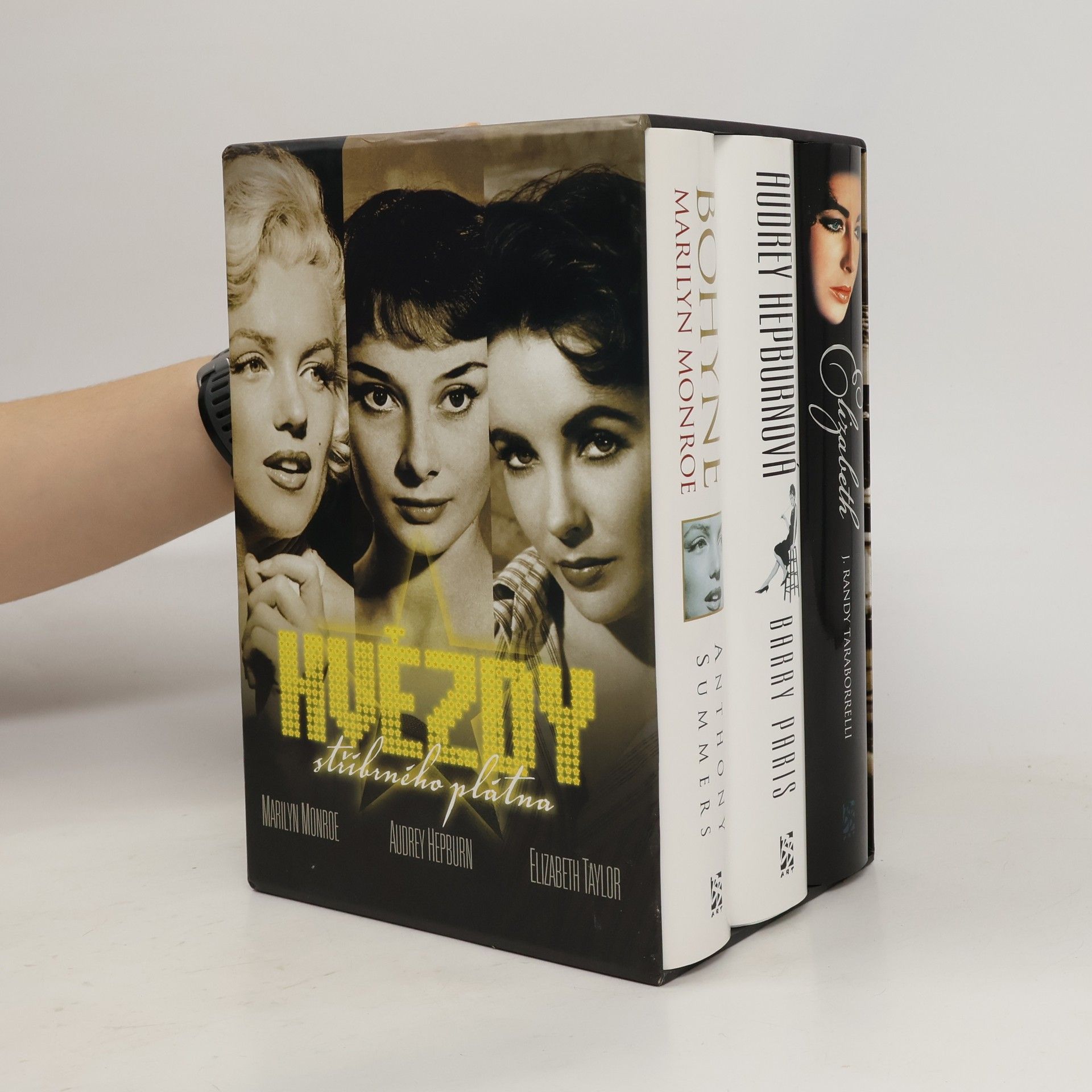 Hvězdy stŕíbrného plátna: Marilyn Monroe, Audrey Hepburn, Elizabeth Taylor