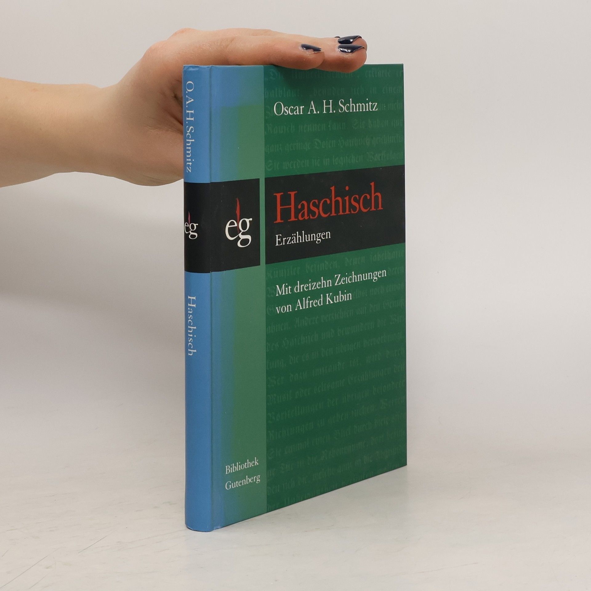 Oskar Adolf Hermann Schmitz Haschisch. Erzählungen