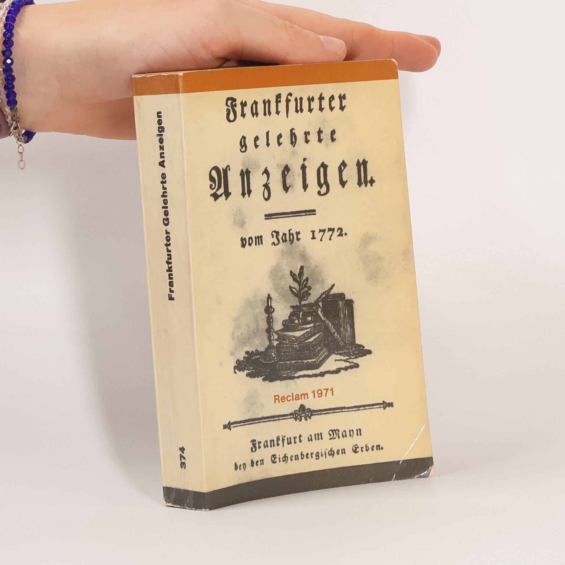 Frankfurter gelehrte Anzeigen vom Jahr 1772