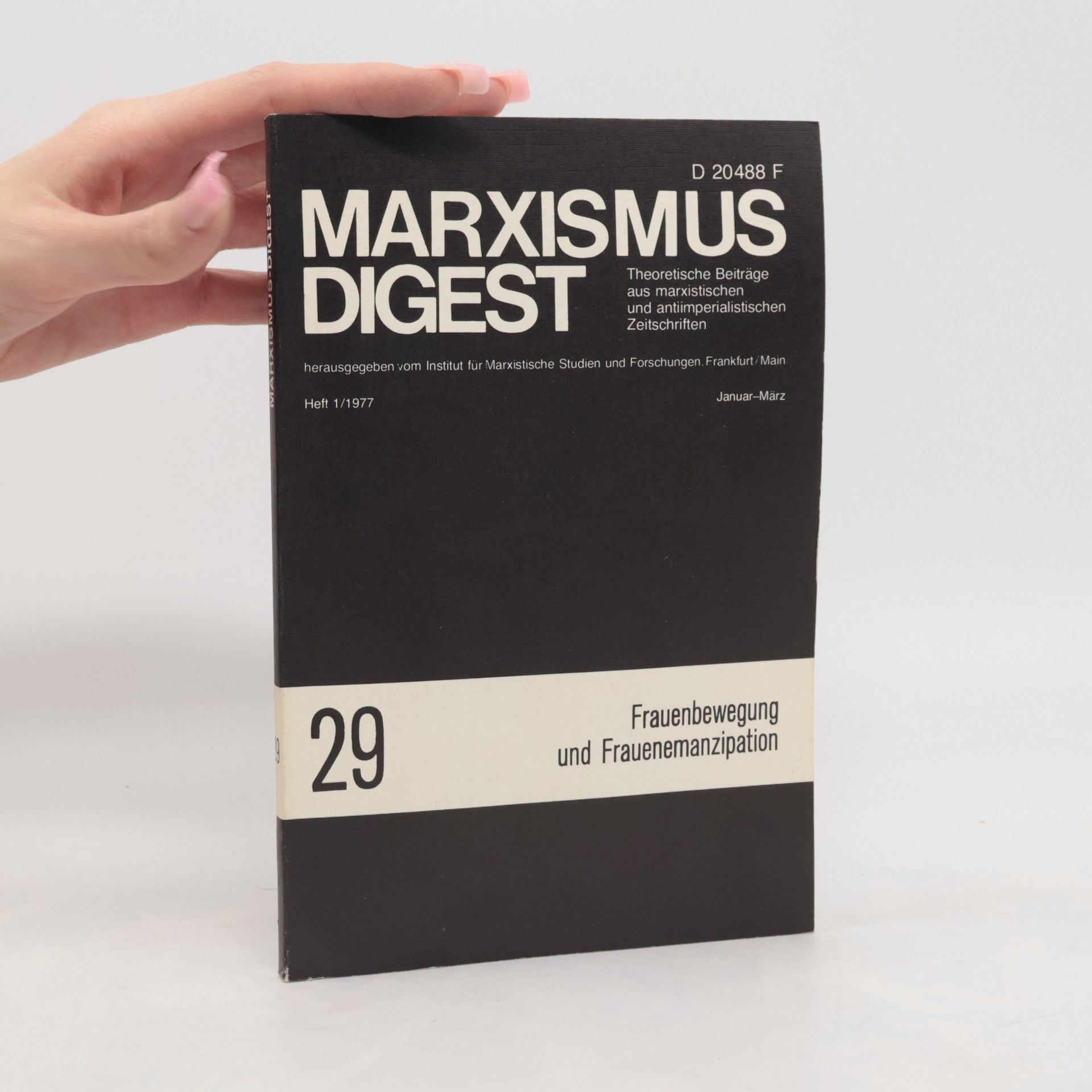 Autorenkollektiv Marxismus Digest 29
