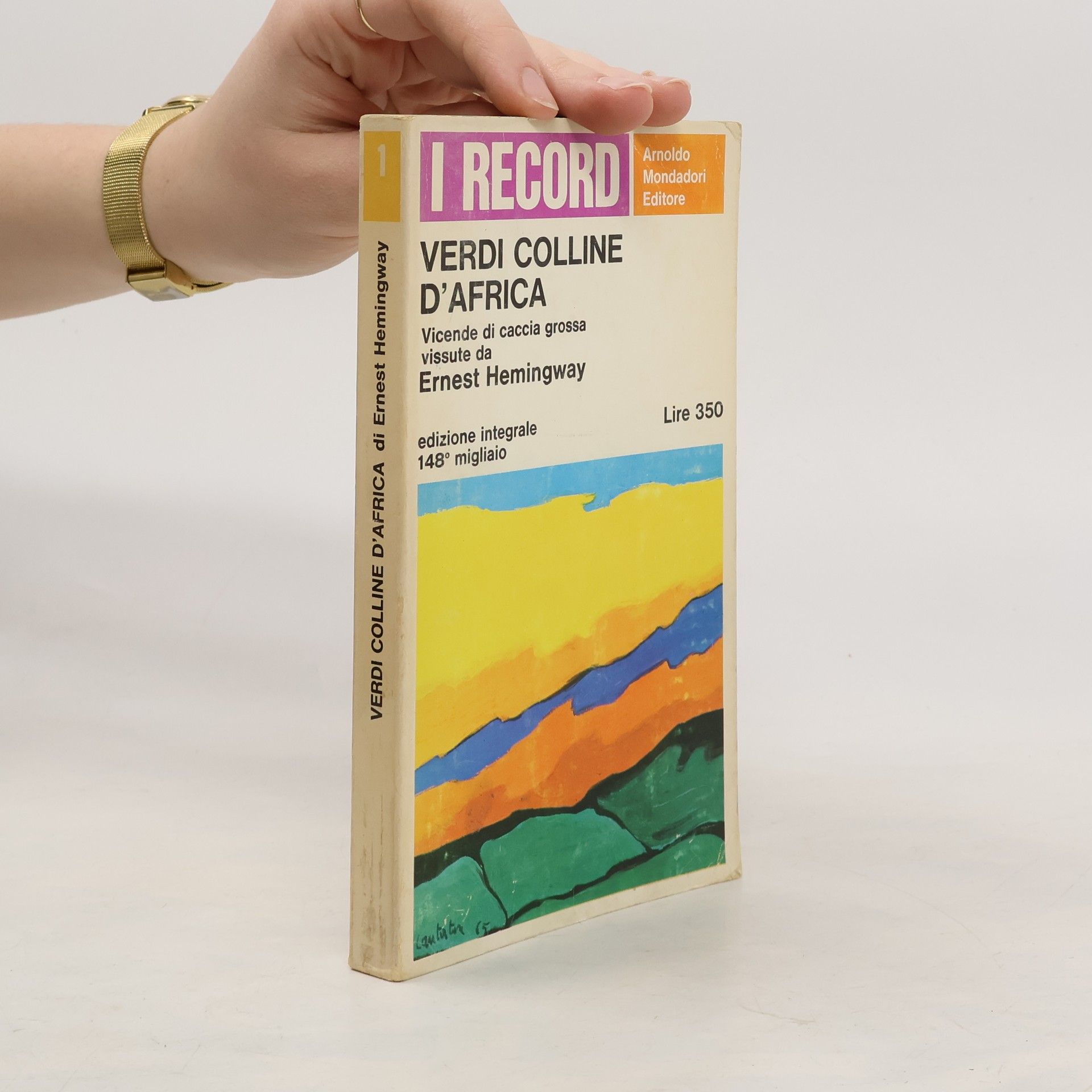 Ernest Hemingway Verdi Colline d'Africa 1