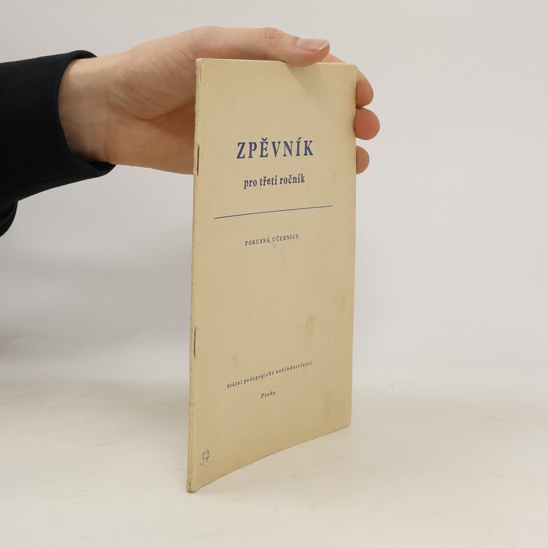 Zpěvník pro třetí ročník