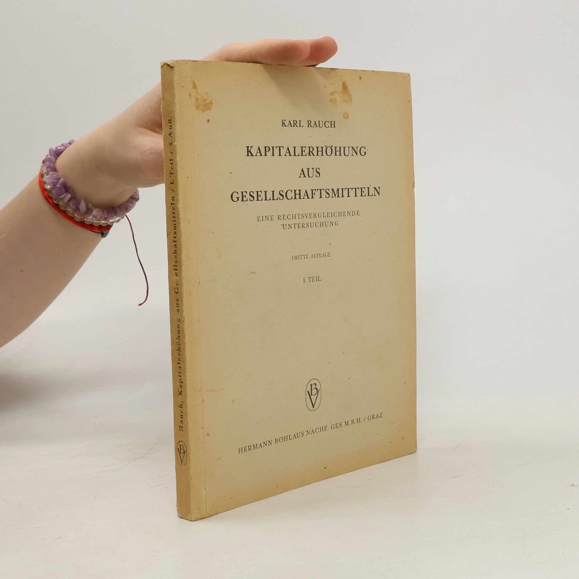 Karl Rauch Kapitalerhöhung aus Gesellschaftsmitteln 1