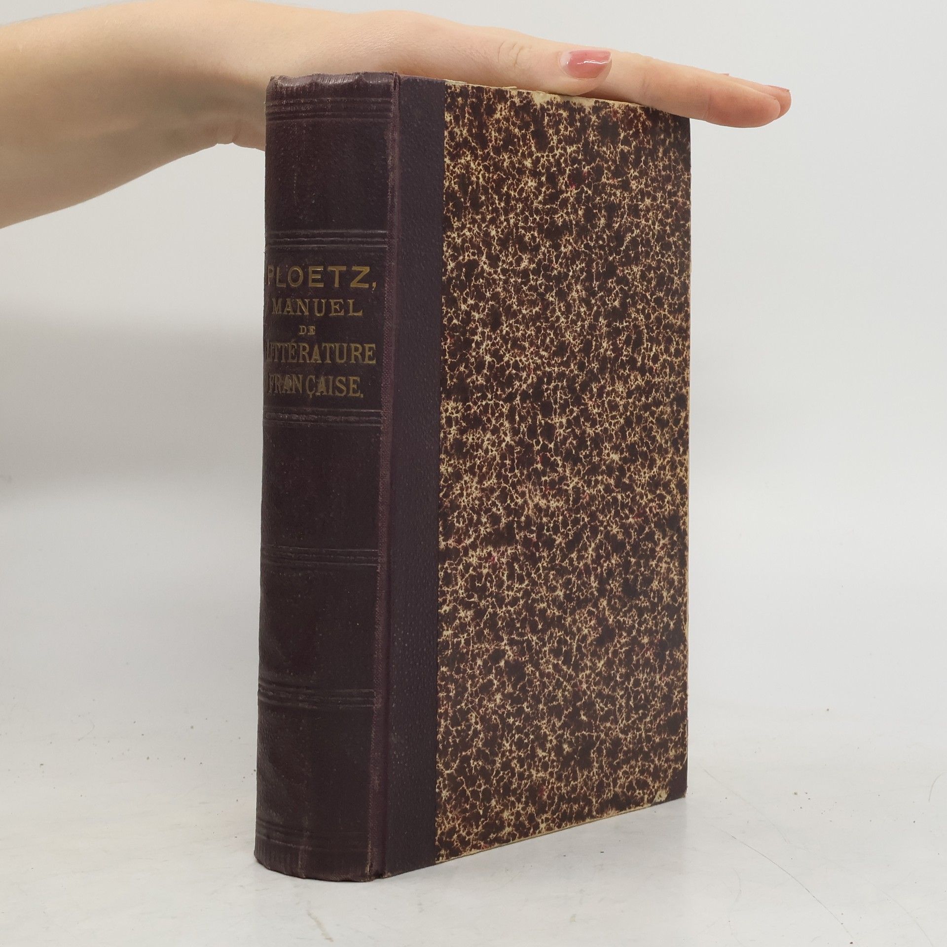 Charles Ploetz Manuel de Littérature Française