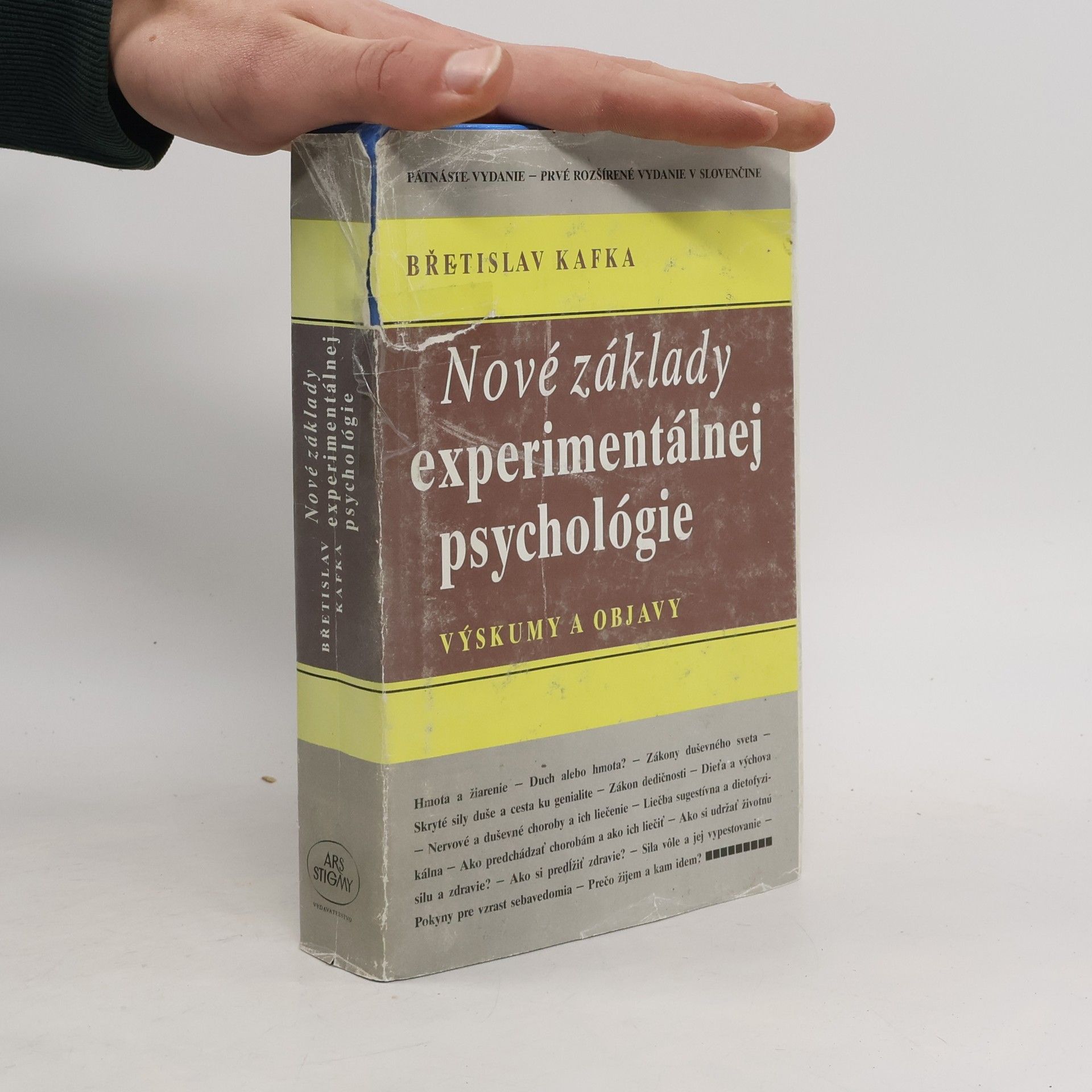 Břetislav Kafka Nové základy experimentálnej psychológie