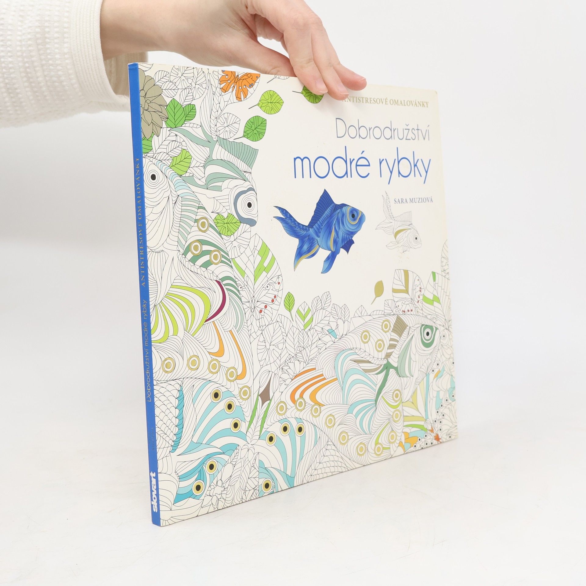 Sara Muzio Antistresové omalovánky. Dobrodružství modré rybky