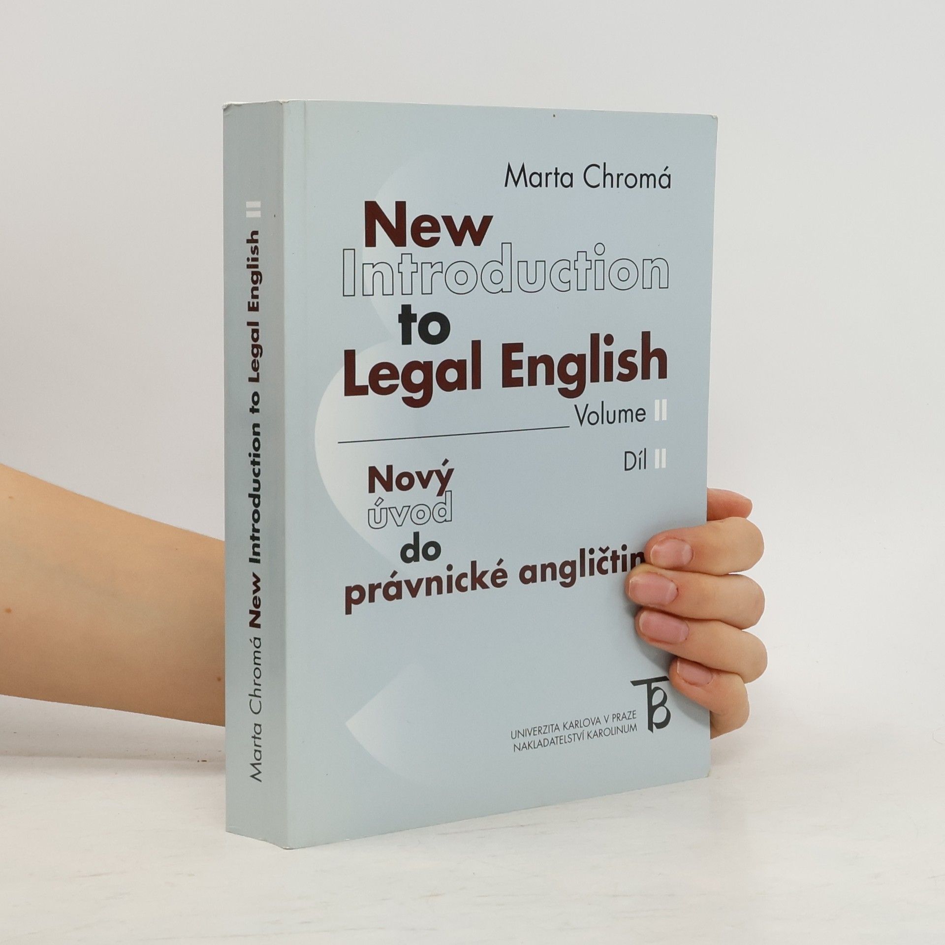 Marta Chromá New introduction to legal English. Vol. II