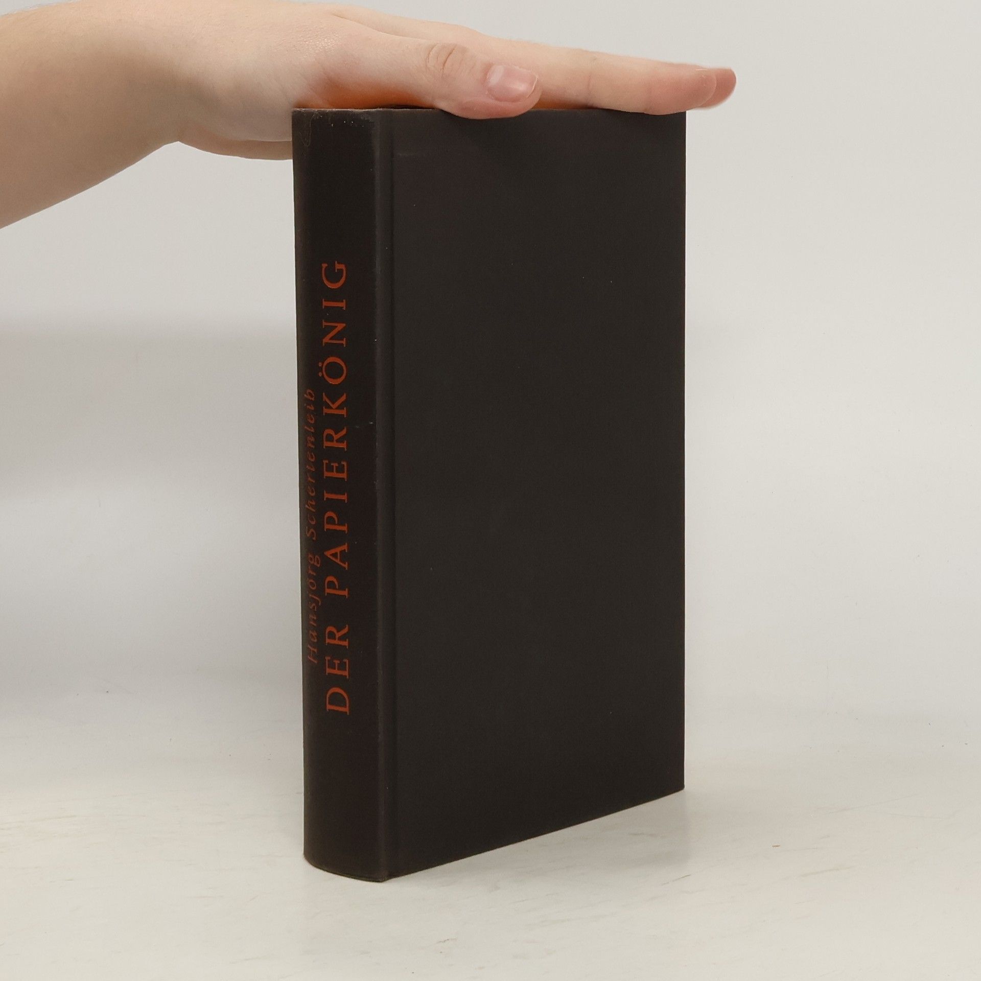 Hansjörg Schertenleib Der Papierkönig