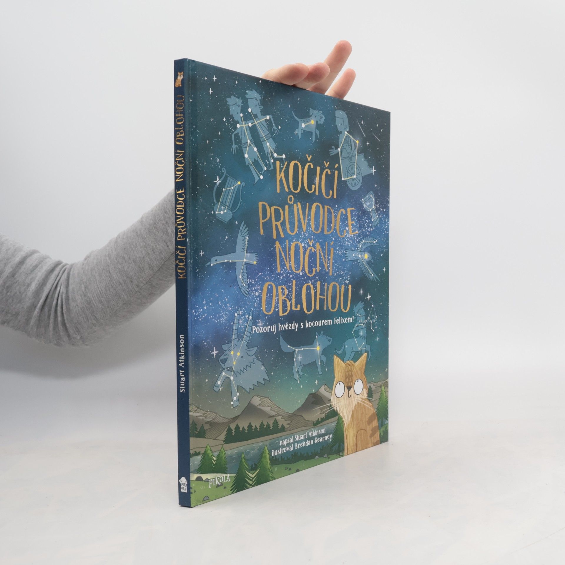 Stuart Atkinson Kočičí průvodce noční oblohou - Pozoruj hvězdy s kocourem Felixem!