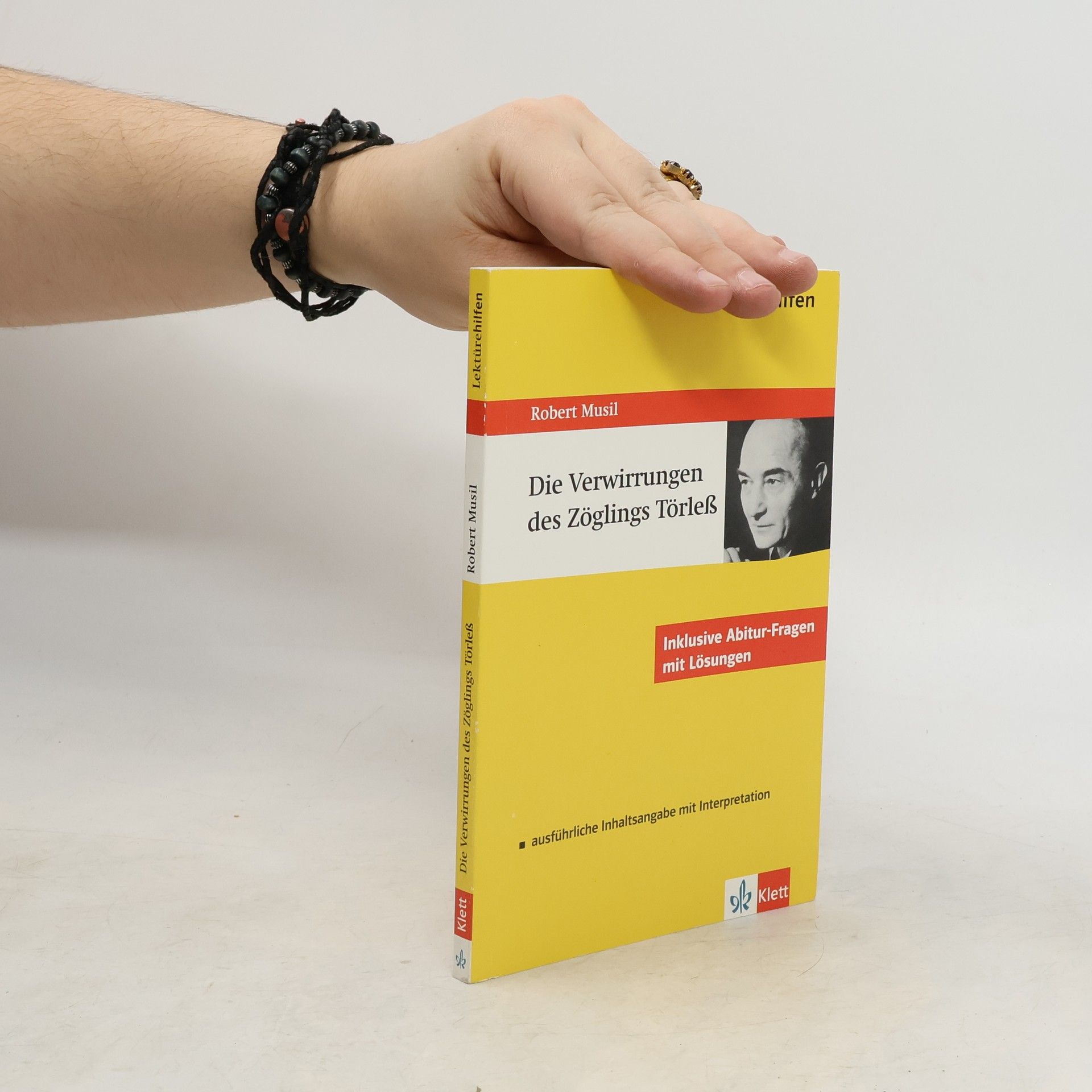 Lektürehilfen Robert Musil, "Die Verwirrungen des Zöglings Törleß"