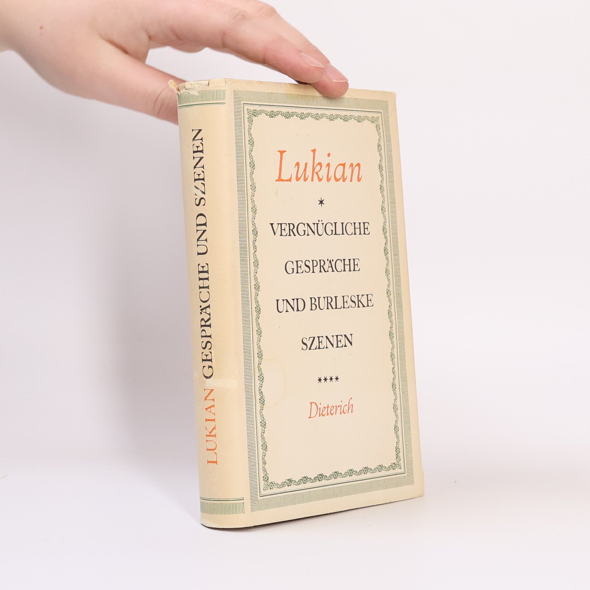 Lucian of Samosata Vergnügliche Gespräche und burleske Szenen