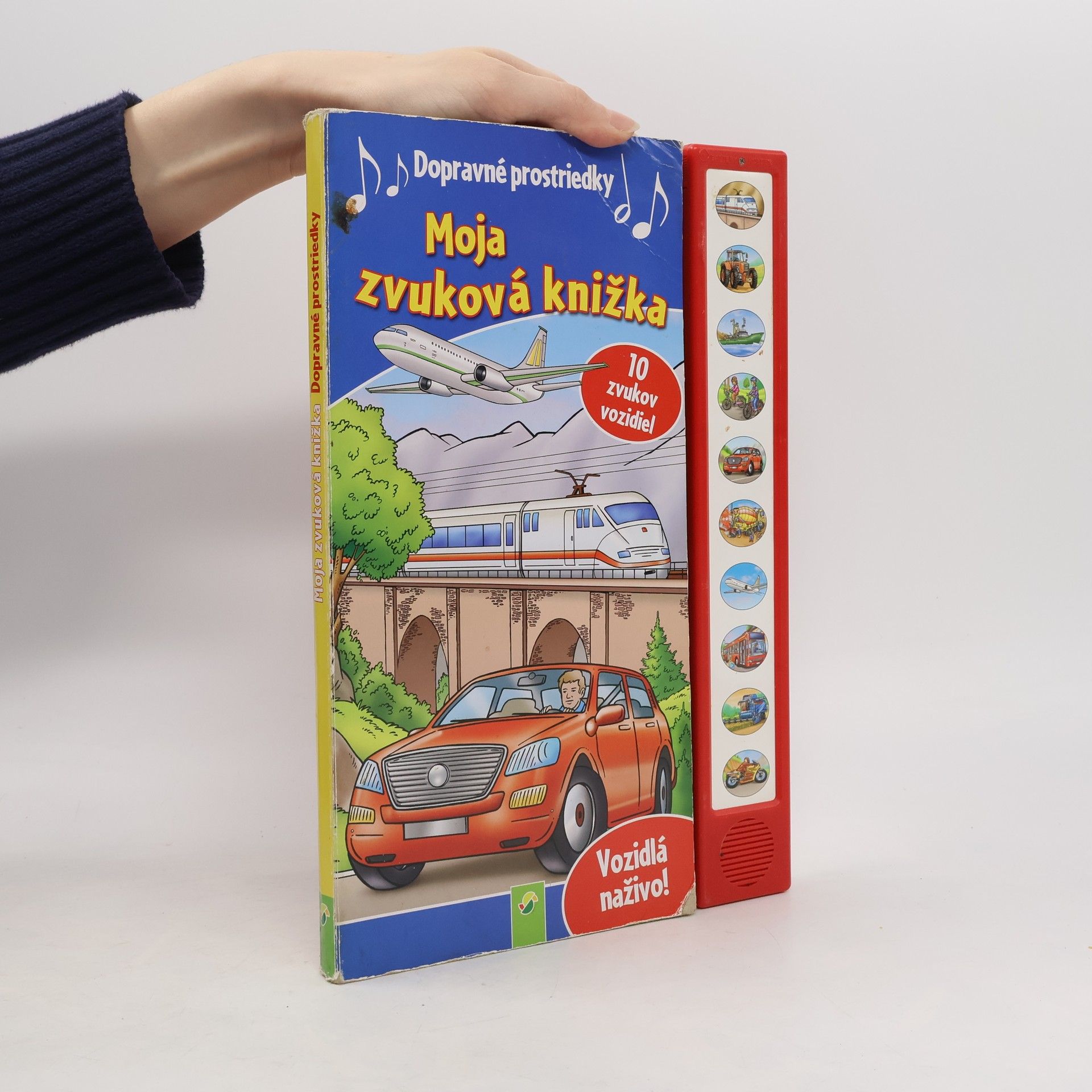 Moje zvuková knížka. Dopravní prostředky.