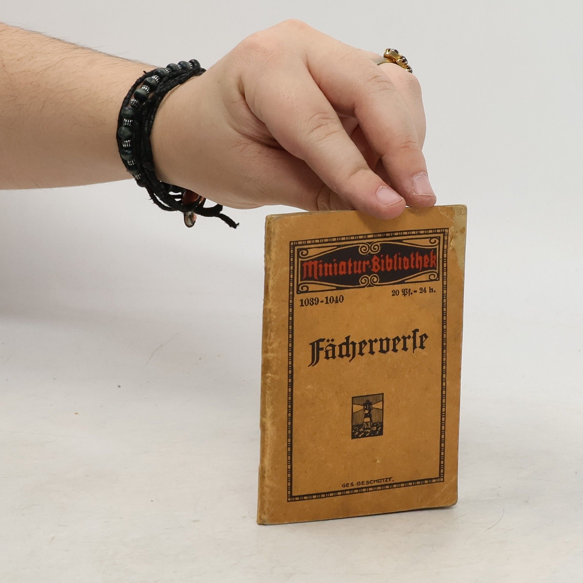 Gustav Eberlein Fächerverse