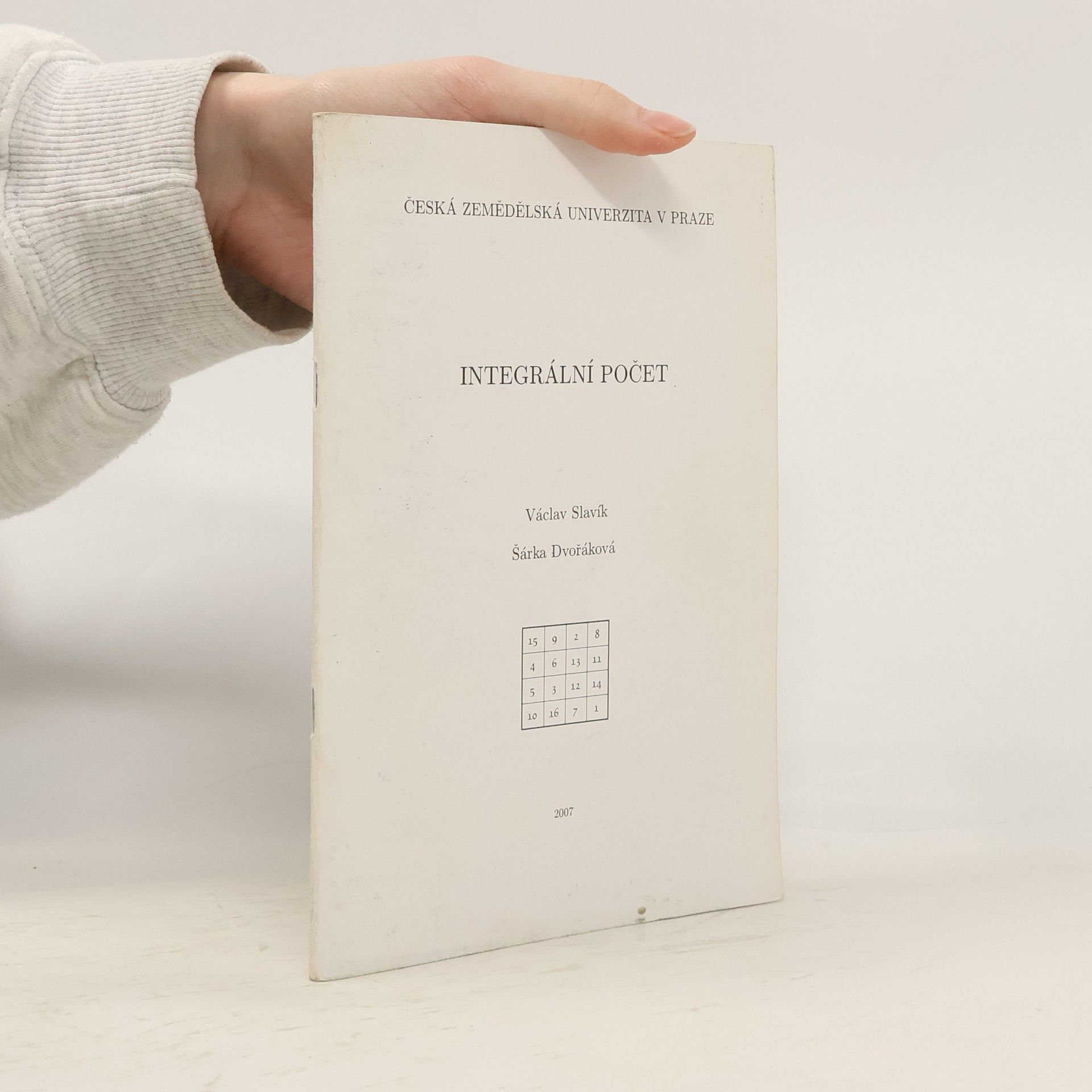 Václav Slavík Integrální počet