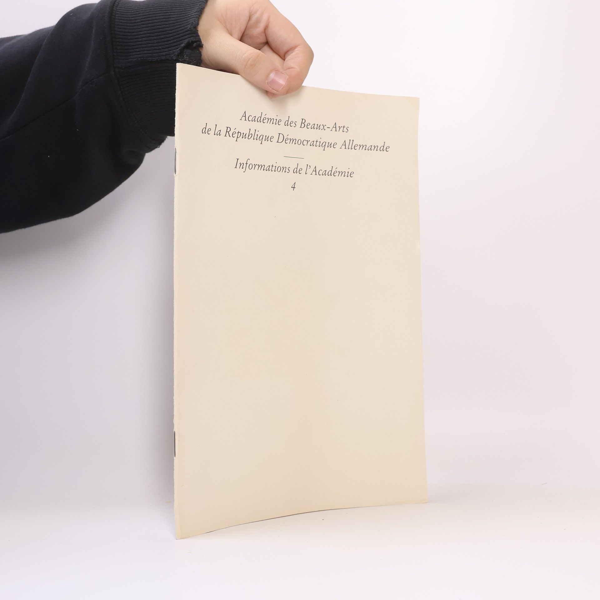 Collectif d'auteurs Académie des Beaux-Arts de la République Démocratique Allemande