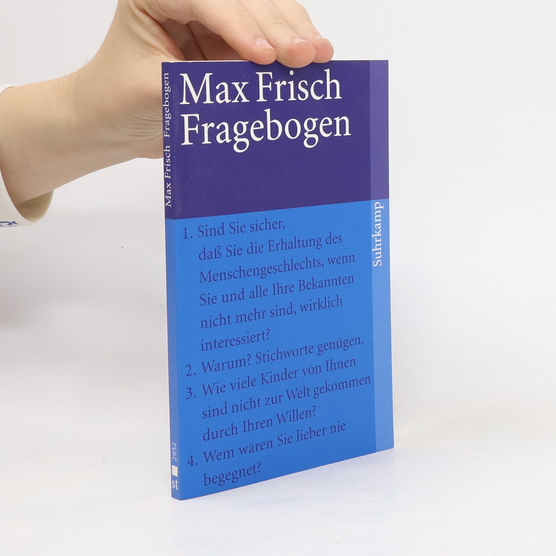 Max Frisch Fragebogen