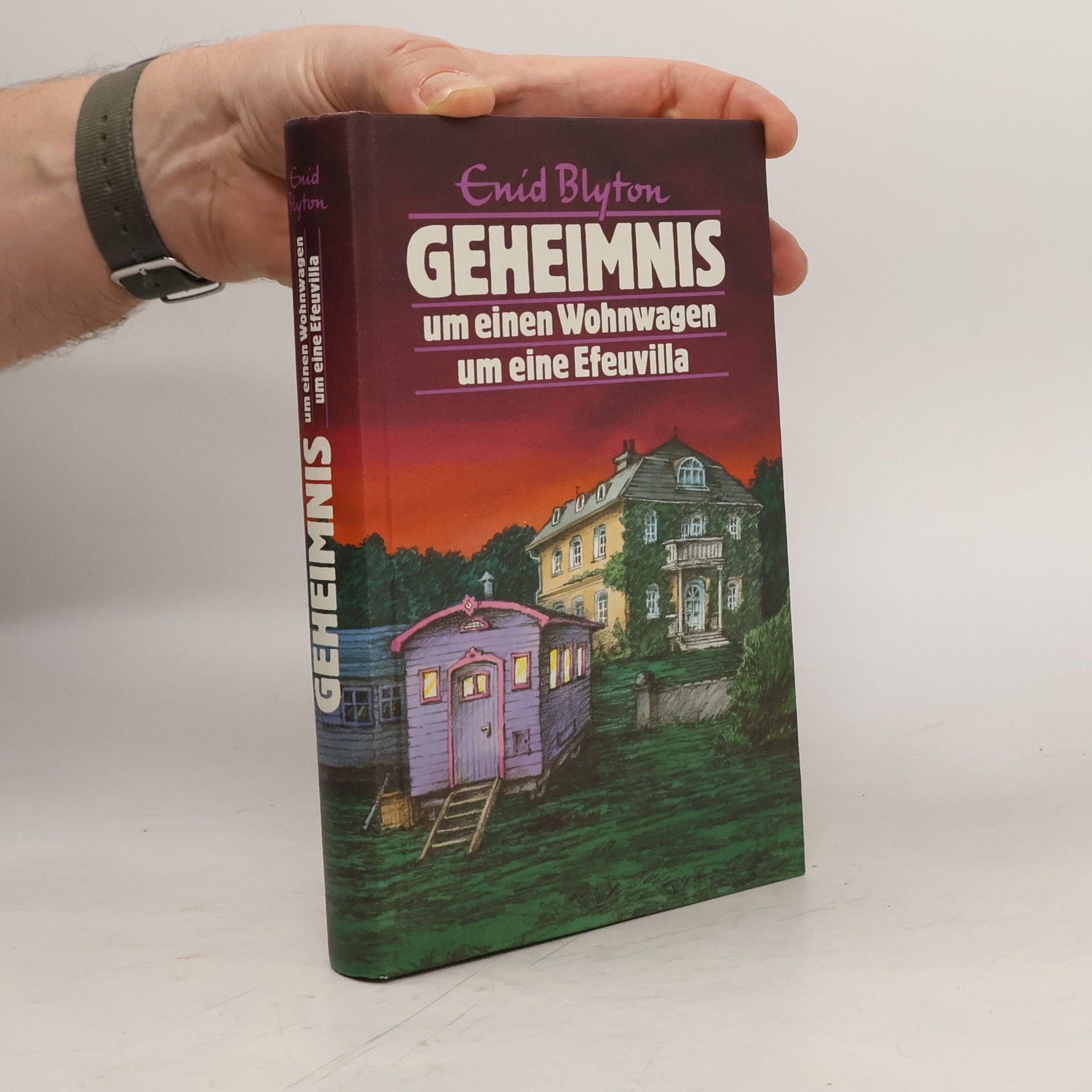 Enid Blyton Geheimnis um einen Wohnwagen um eine Efeuvilla