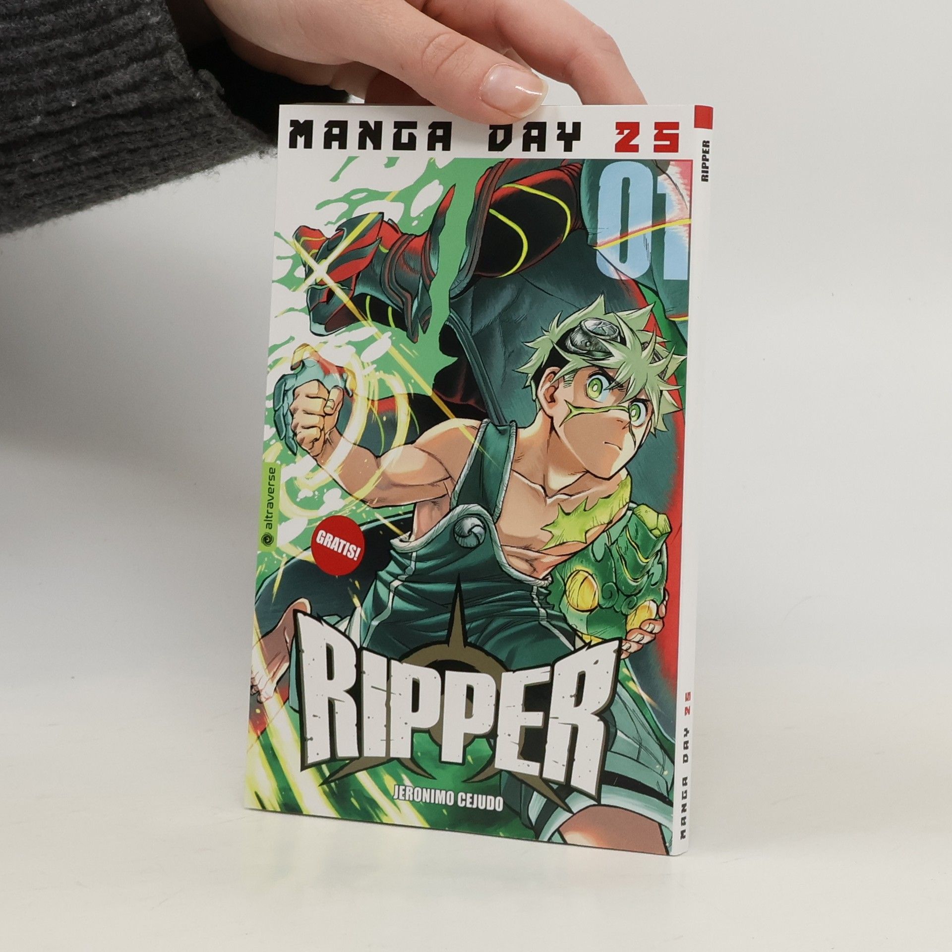 Jeronimo Cejudo Manga Day 25. Ripper 01