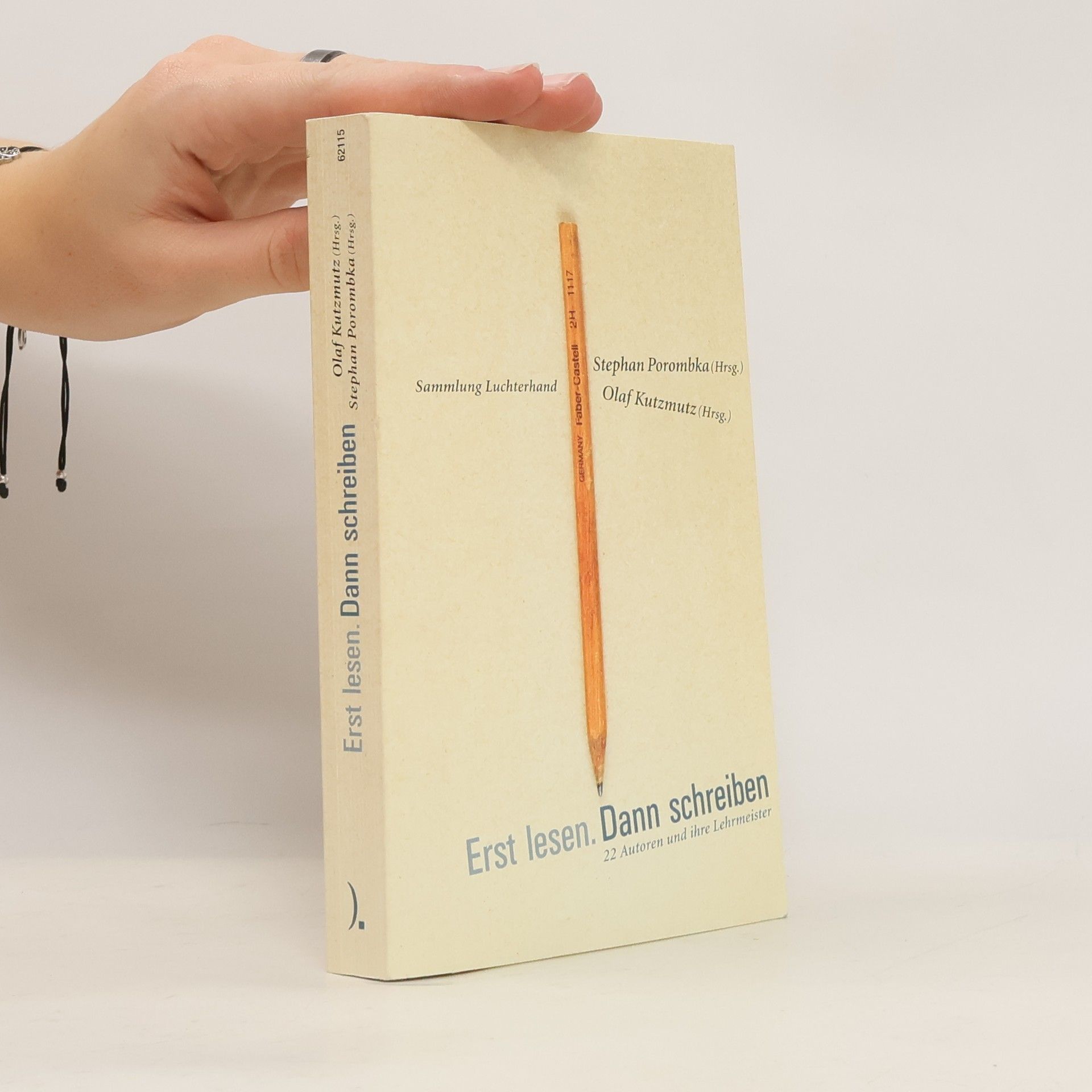 Olaf Kutzmutz Erst lesen. Dann schreiben