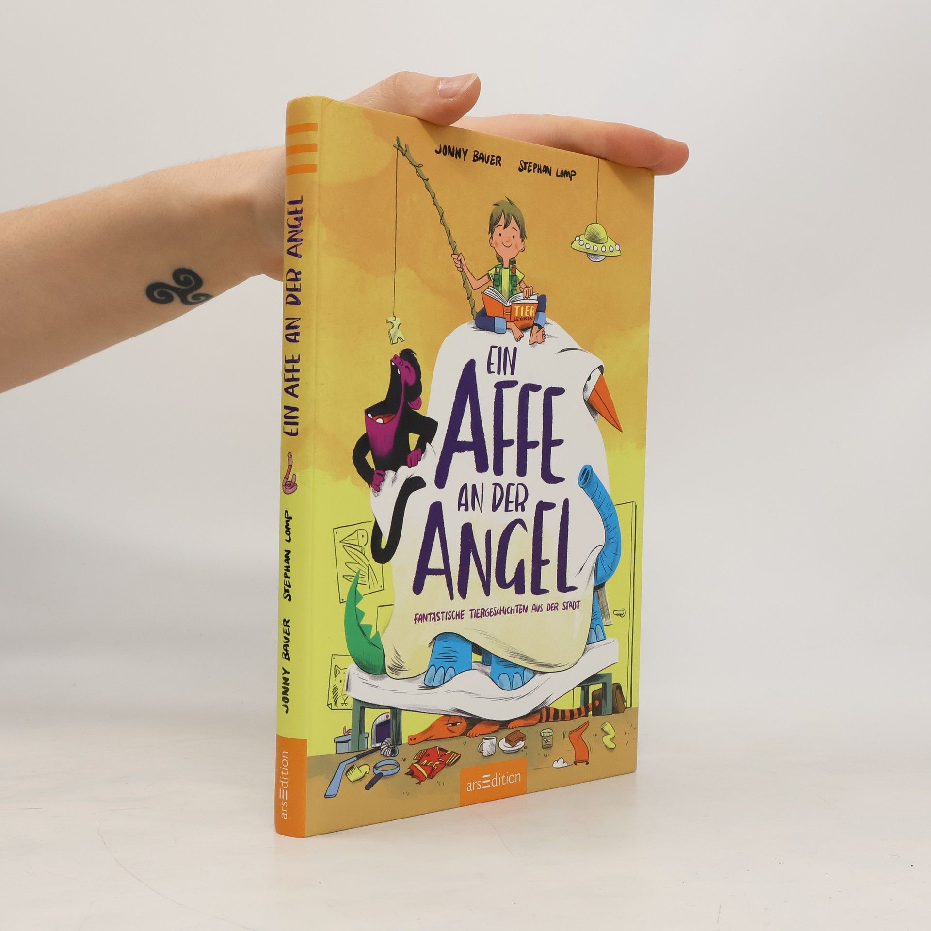 Jonny Bauer Ein Affe an der Angel