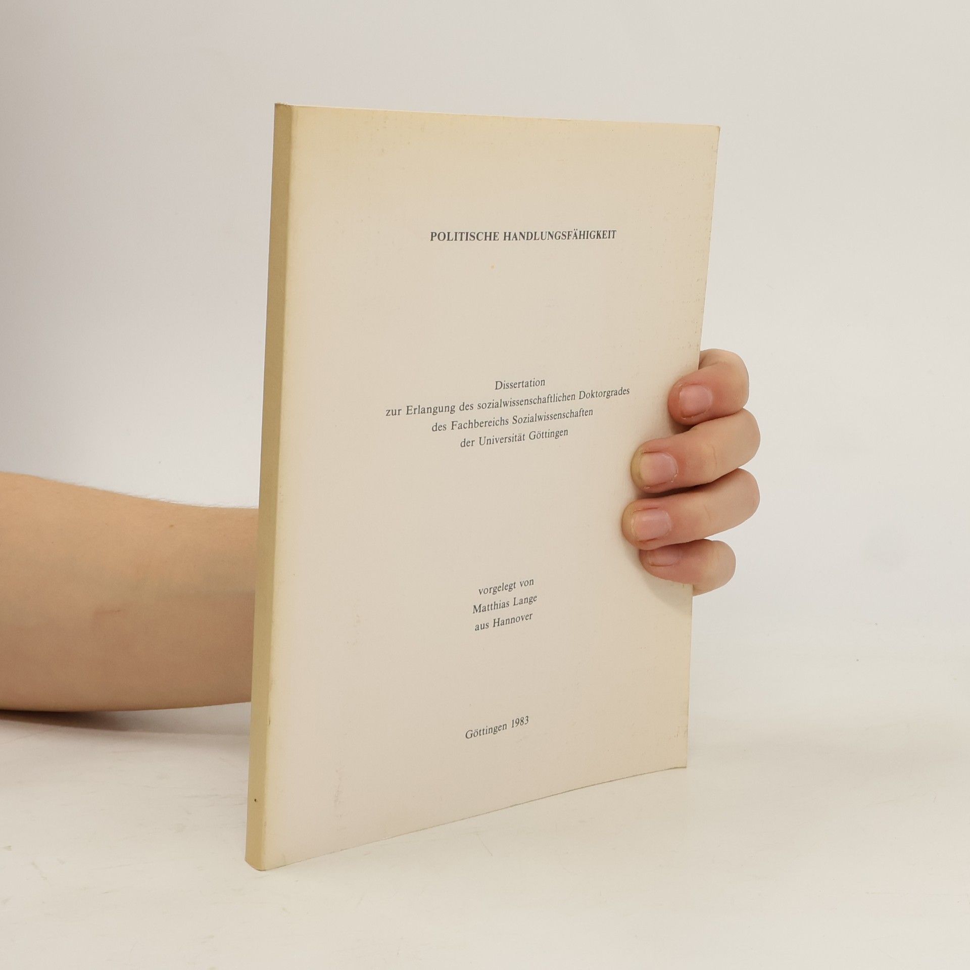 Politische Handlungsfähigkeit