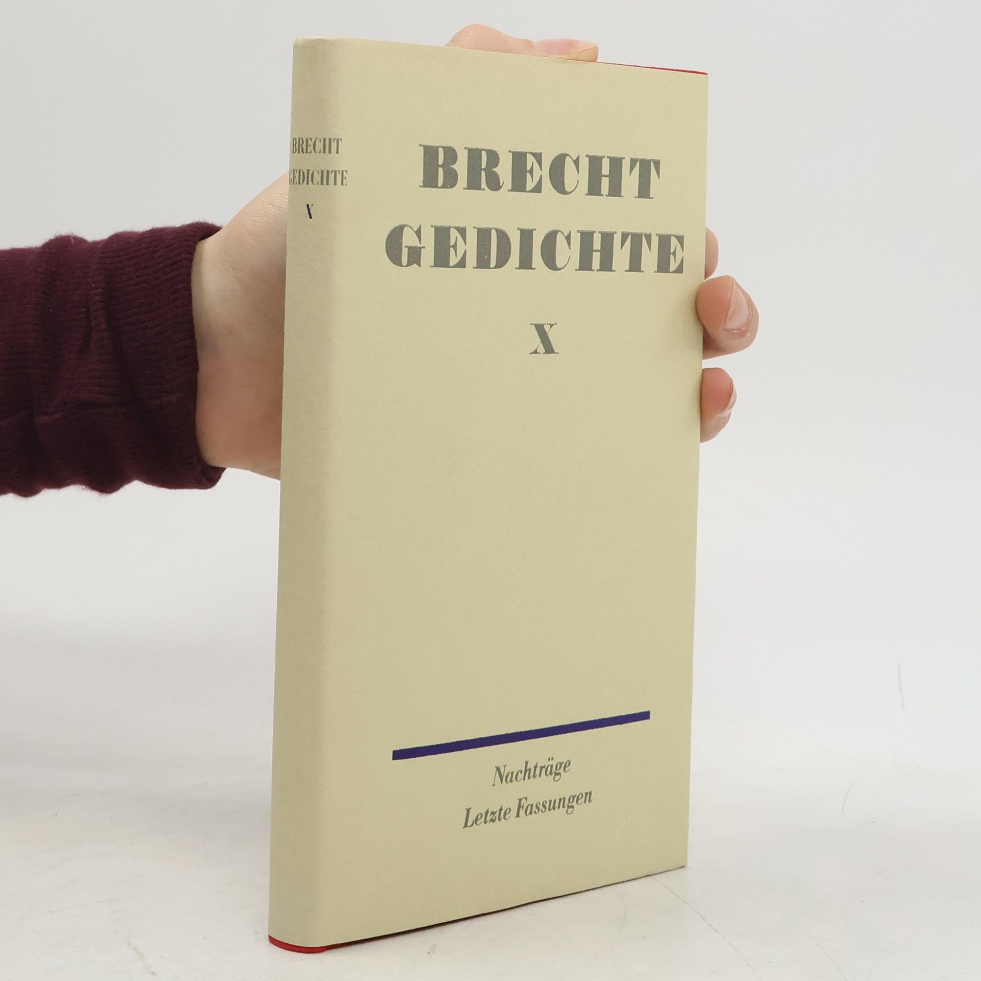 Bertolt Brecht Brecht Gedichte X.