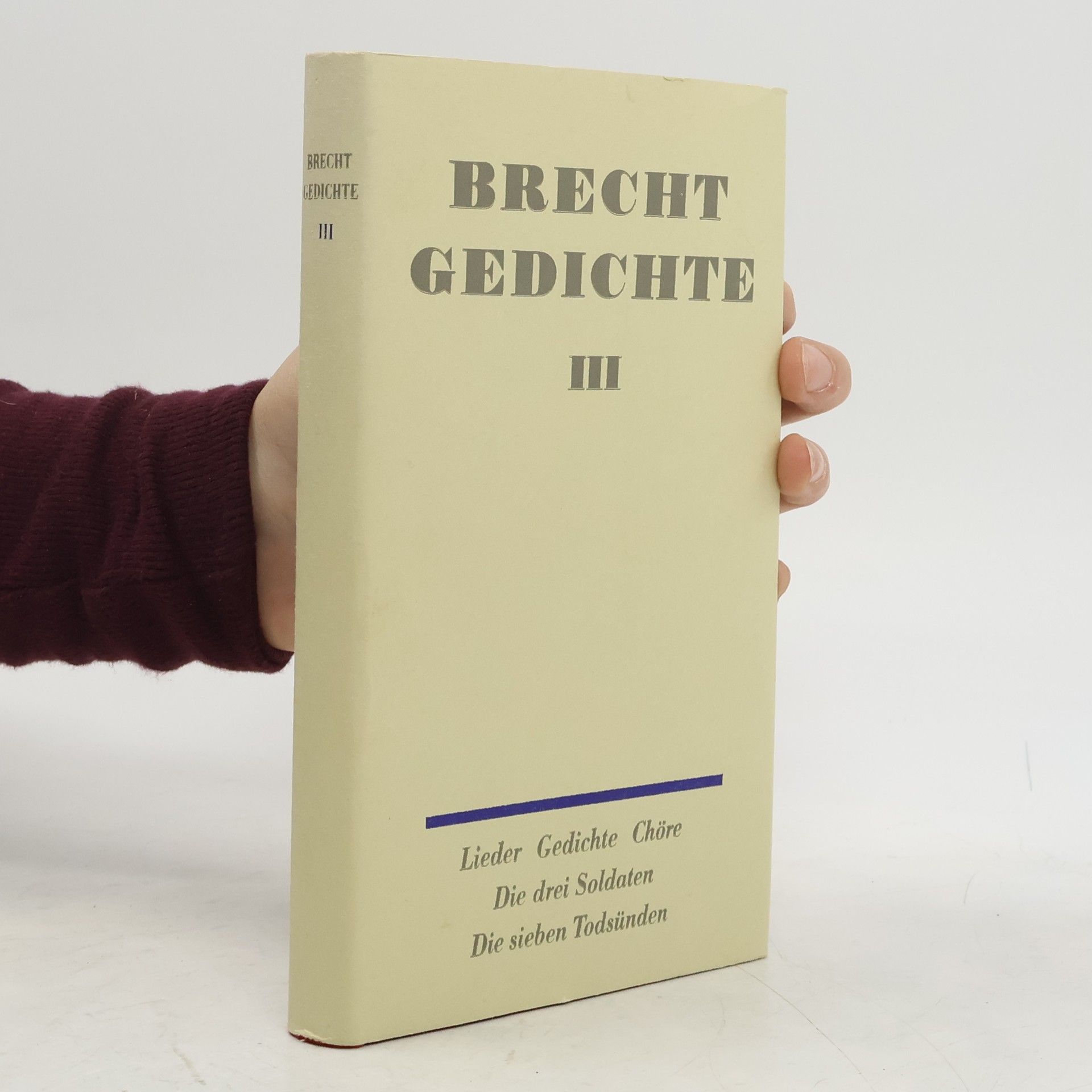 Autores varios Brecht Gedichte III