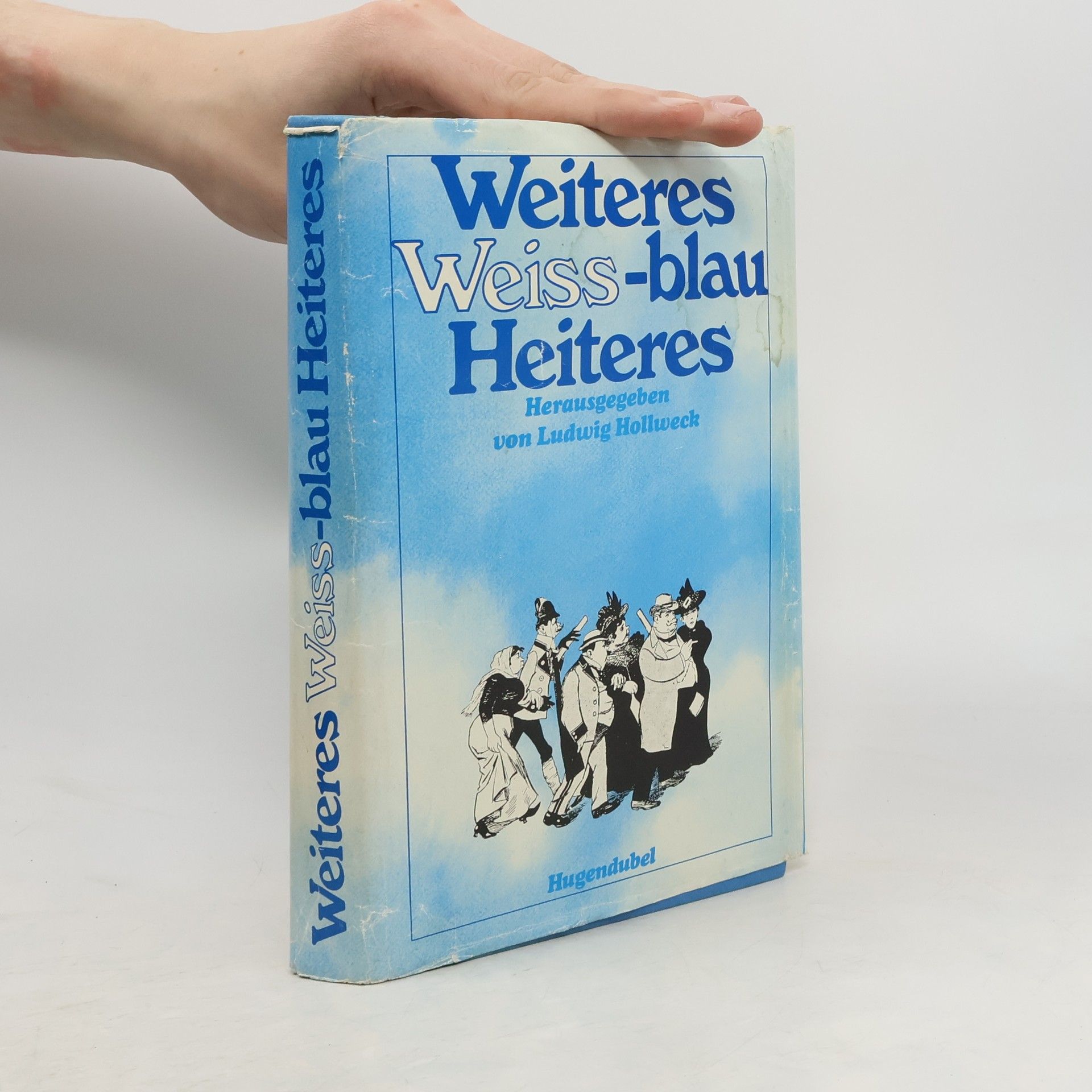 Weiteres Weiß-blau Heiteres