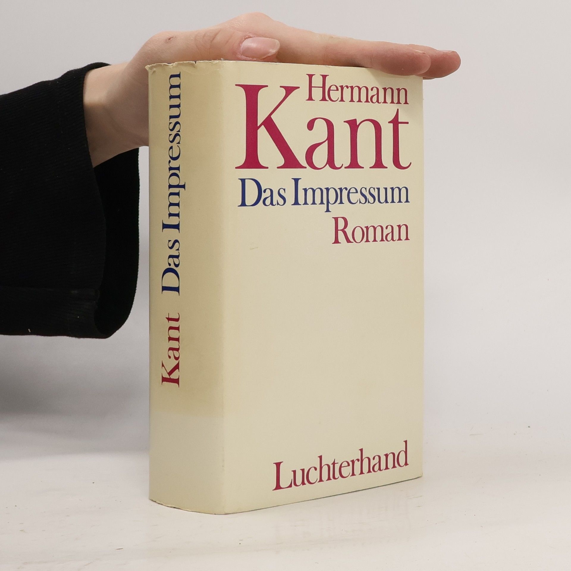 Hermann Kant Das Impressum