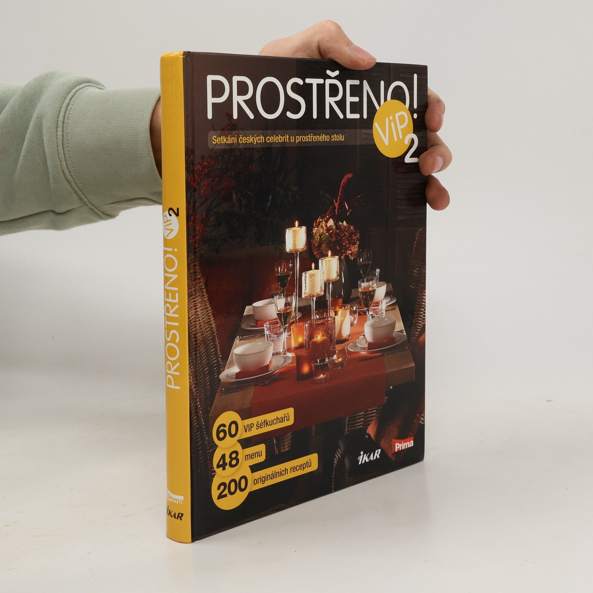 Marie Formáčková Prostřeno! ViP 2 setkání českých celebrit u prostřeného stolu