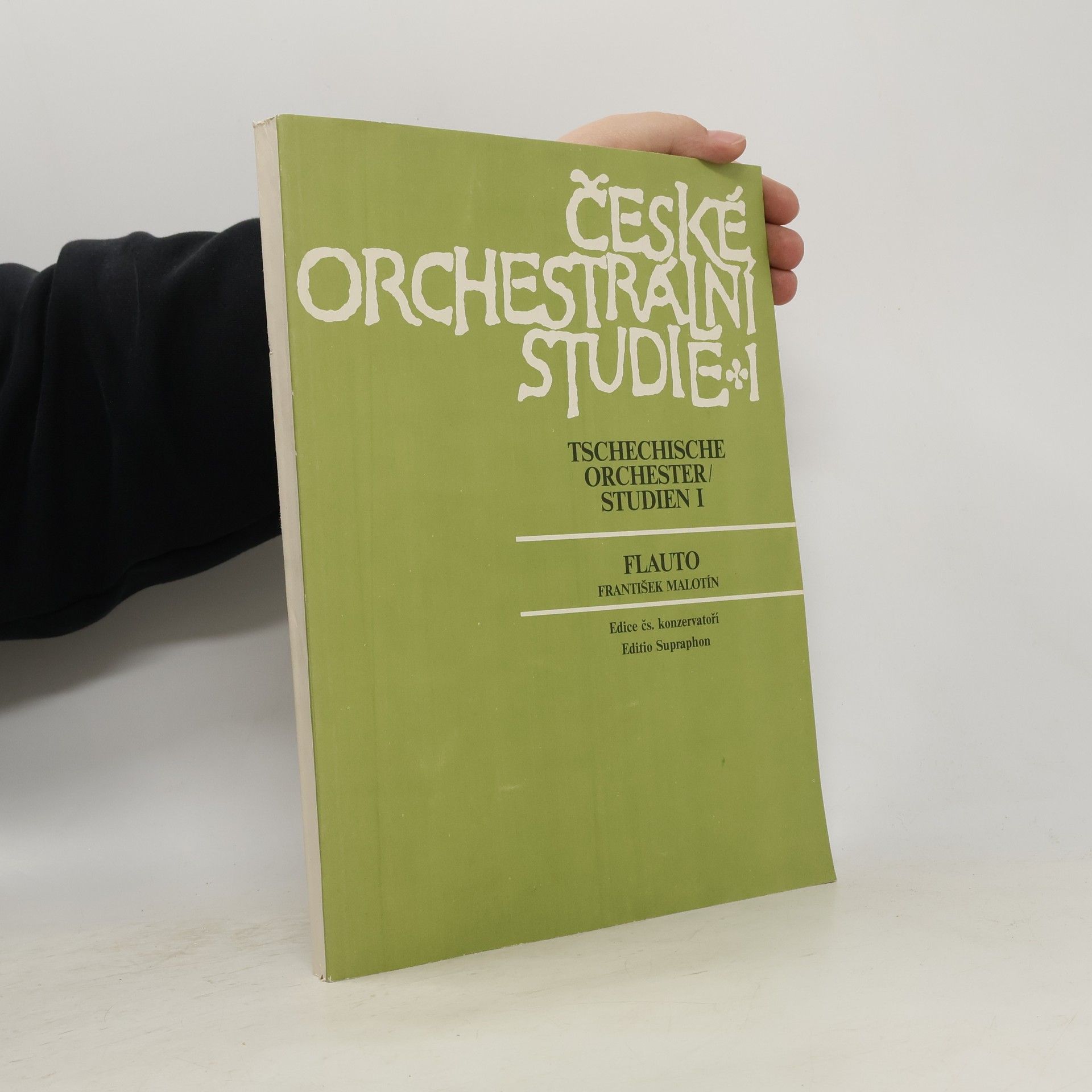 Dílo, flétna. České orchestrální studie. [Díl] 1, Orchestrální skladby Tschechische Orchester-Studien 1 : Orchesterwerke : Flauto