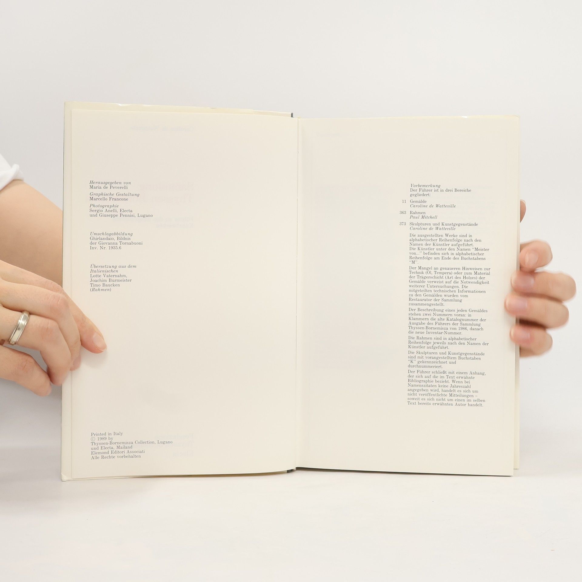 Various authors Sammlung Thyssen-Bornemisza