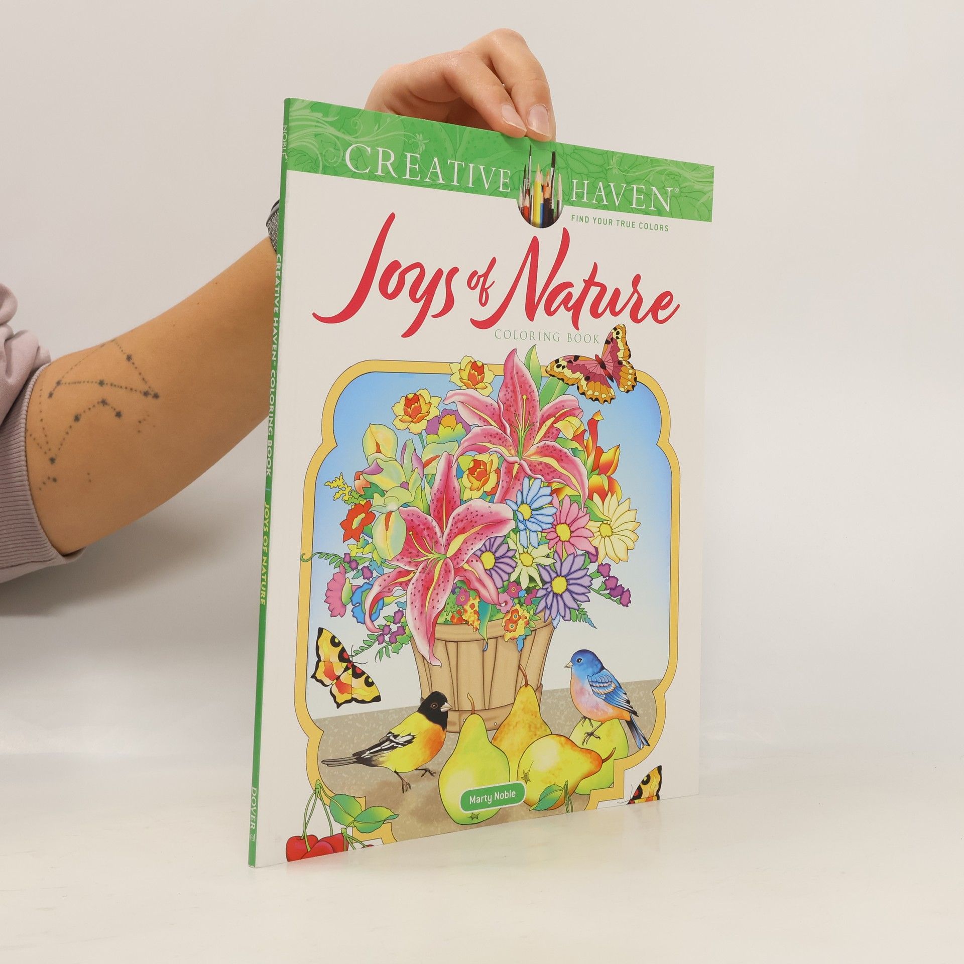 Marty Noble Creative Haven Joys of Nature Coloring Book