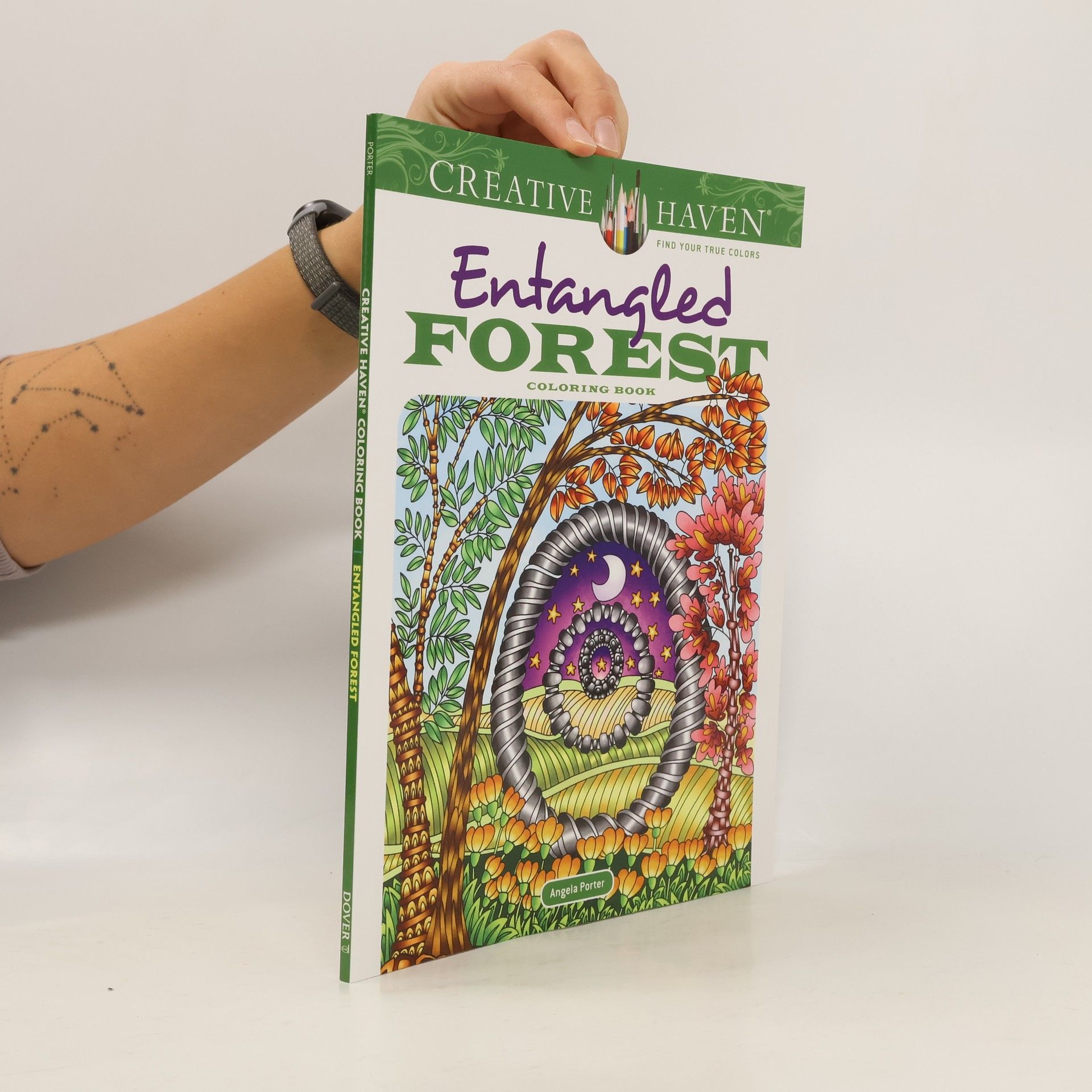 Creative Haven Entangled Forest Coloring Book