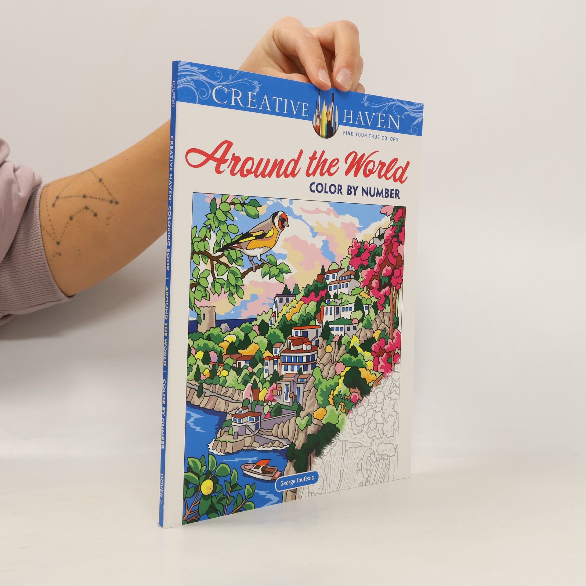 George Toufexis Creative Haven Around the World Color by Number