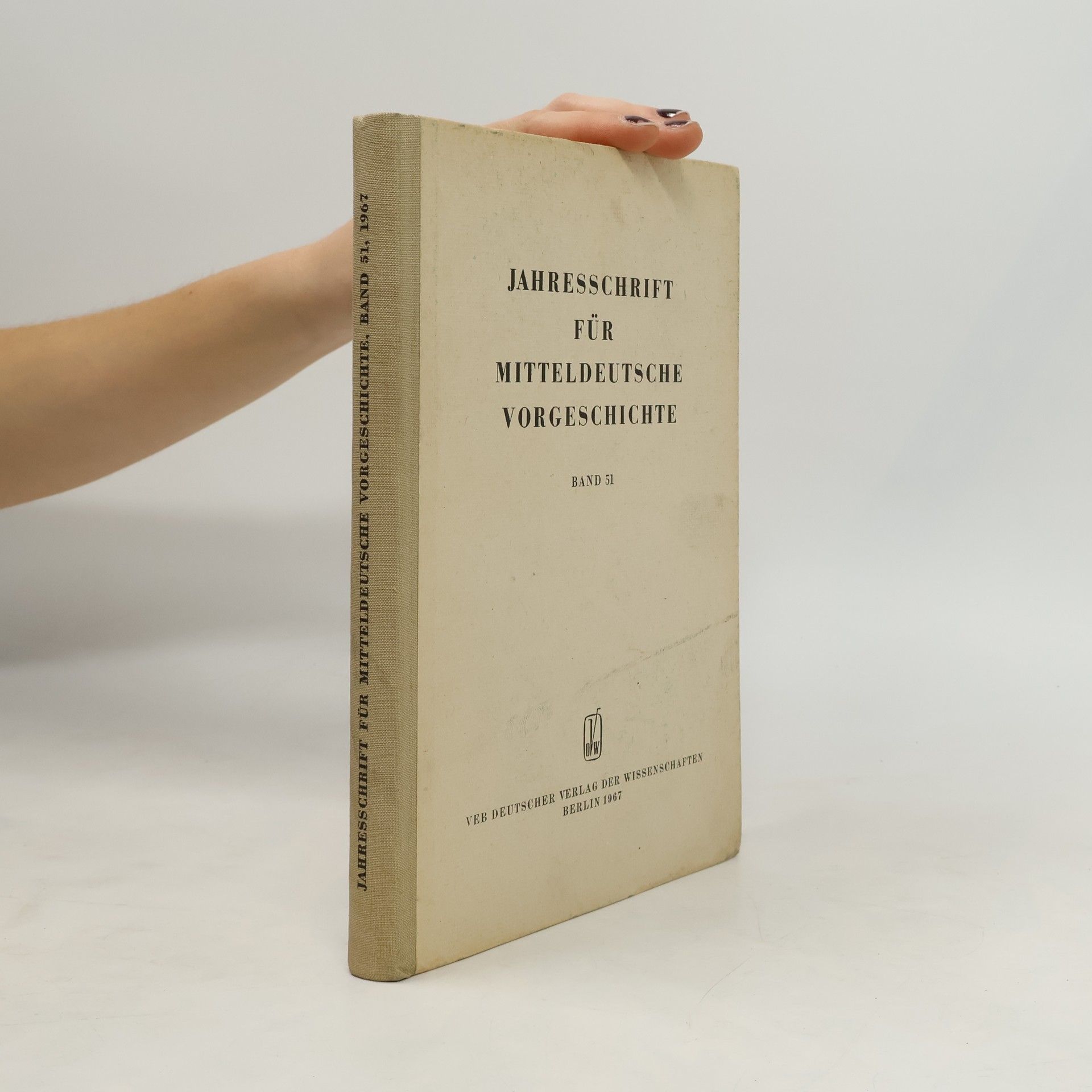 Autores varios Jahresschrift für Mitteldeutsche Vorgeschichte 51