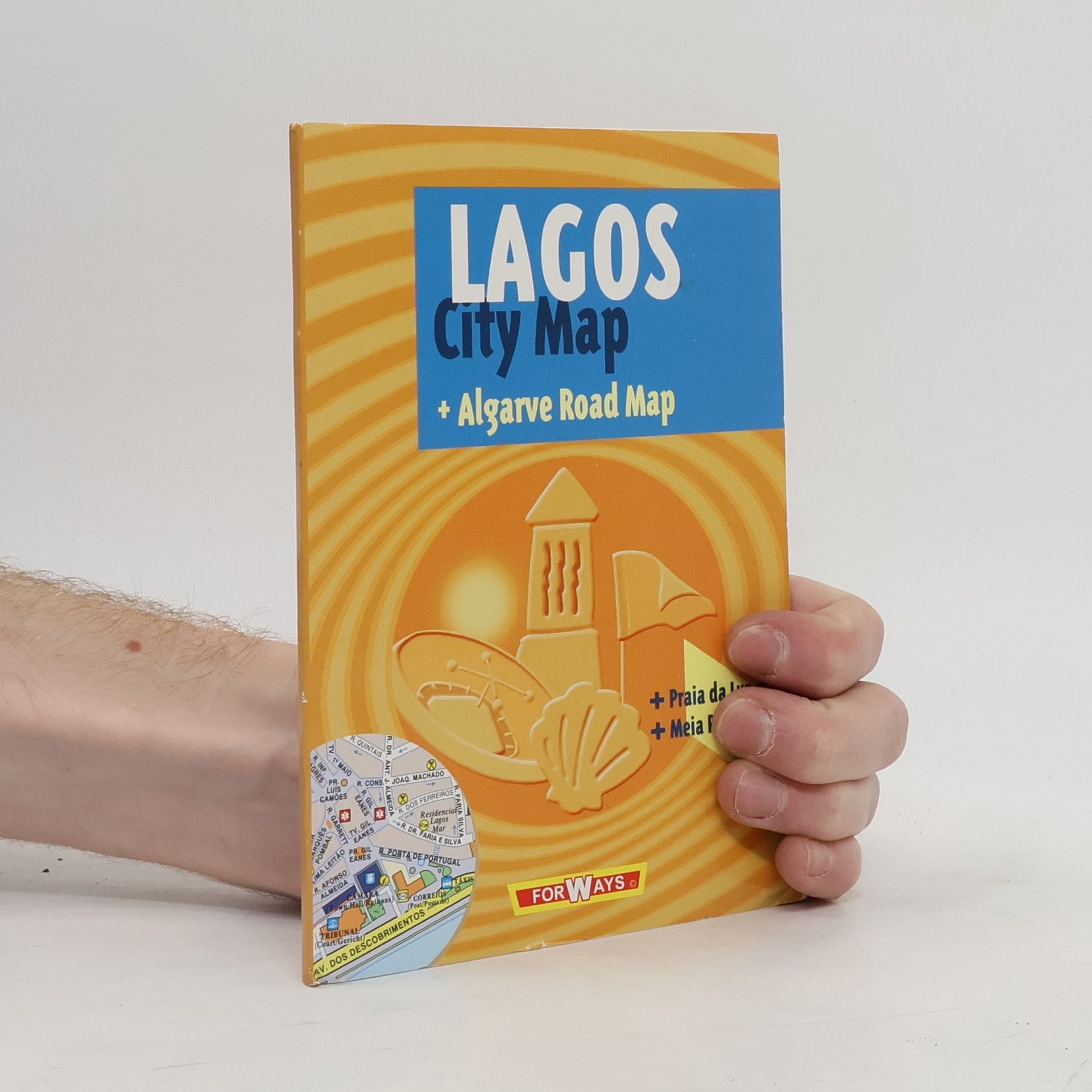 AA.VV. Lagos City Map + Algarve Road Map