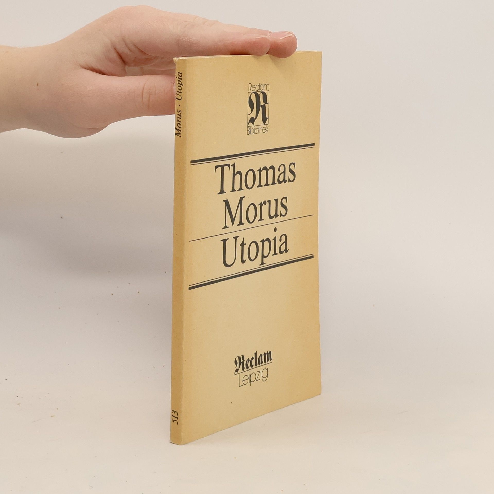 Thomas Morus Reclam Bibliothek - 513: Utopia