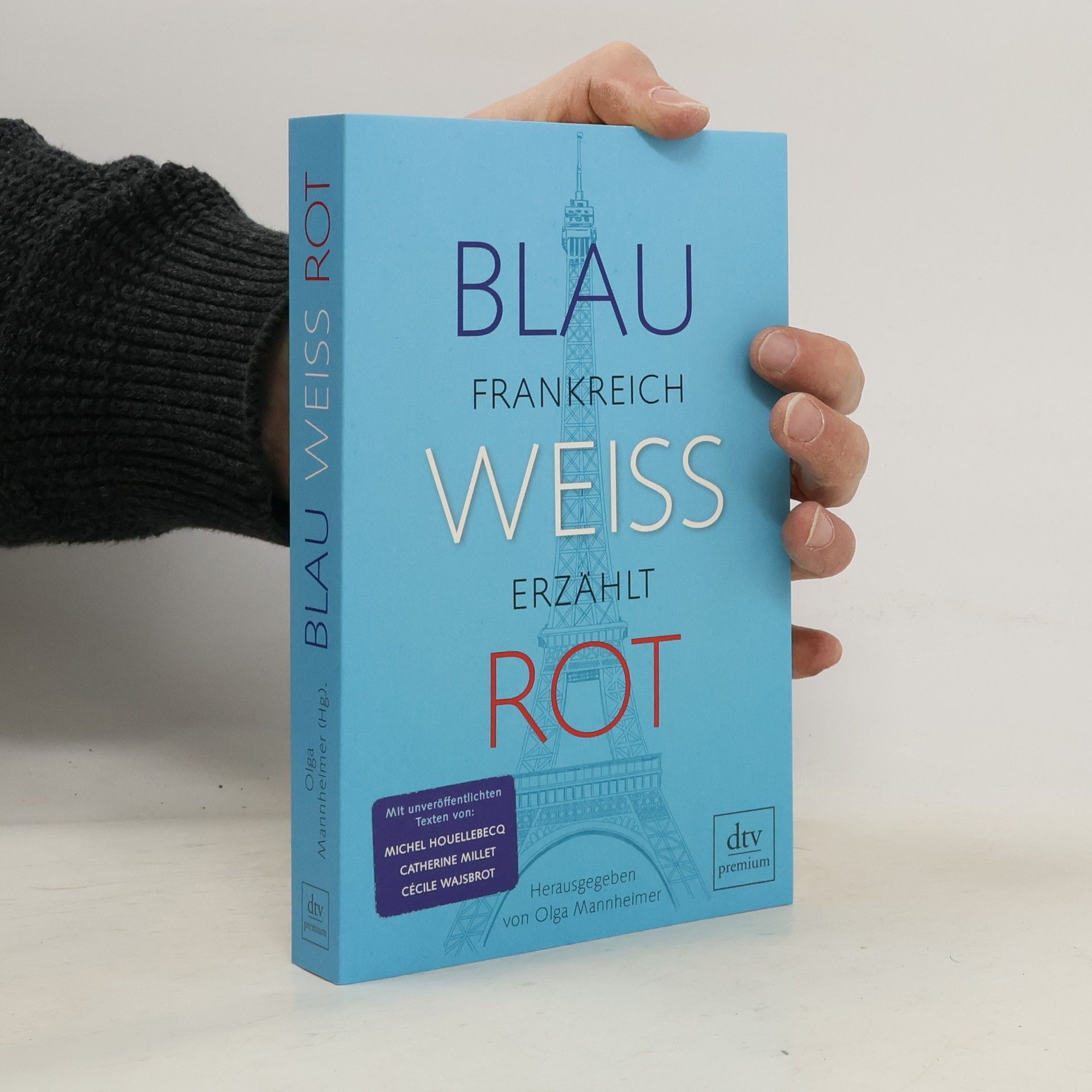 Olga Mannheimer Blau, weiß, rot