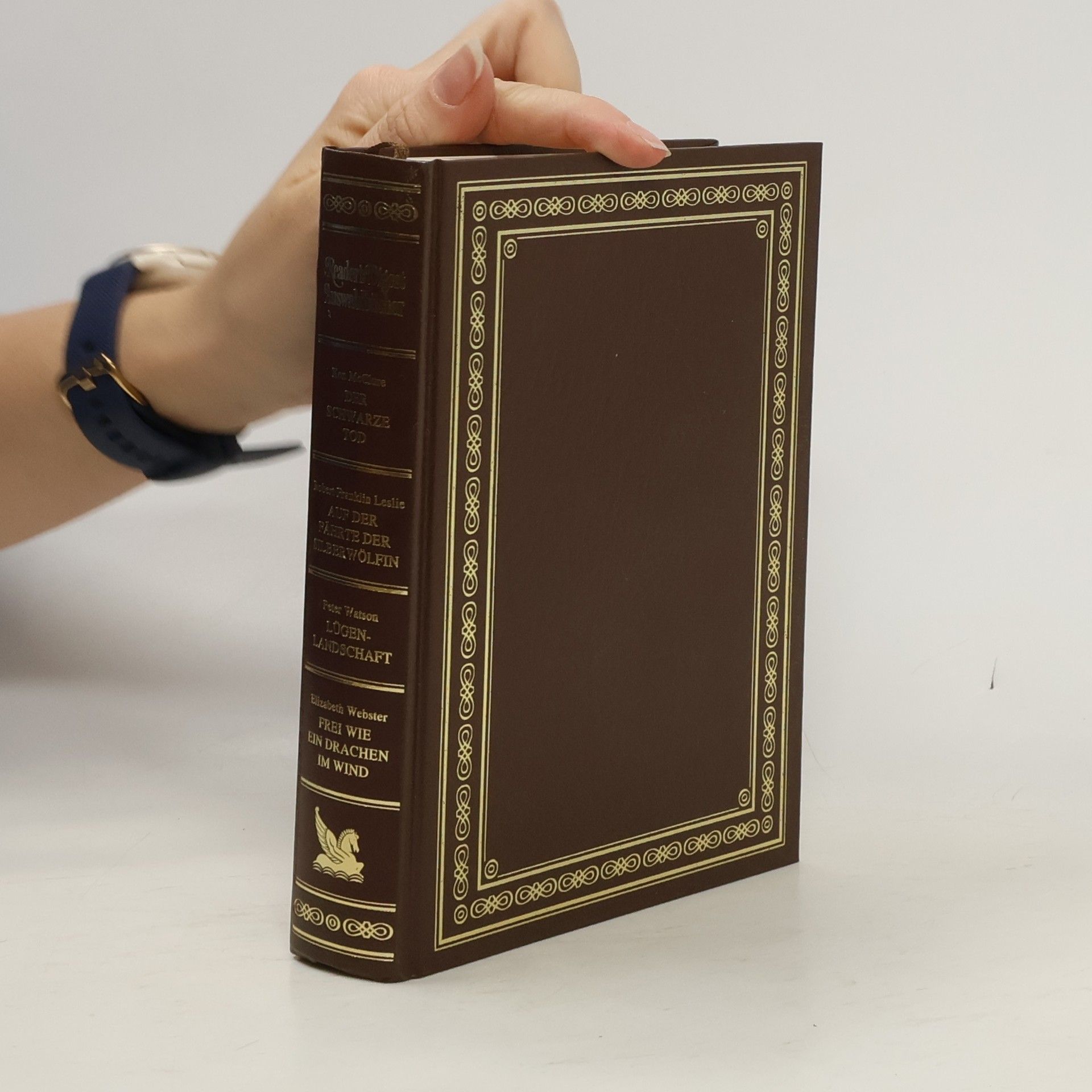 Autores varios Reader's Digest Auswahlbücher. Der schwarze Tod, Auf der Fährte der Silberwölfin, Lügenlandschaft, Frei wie ein Drachen im Wind